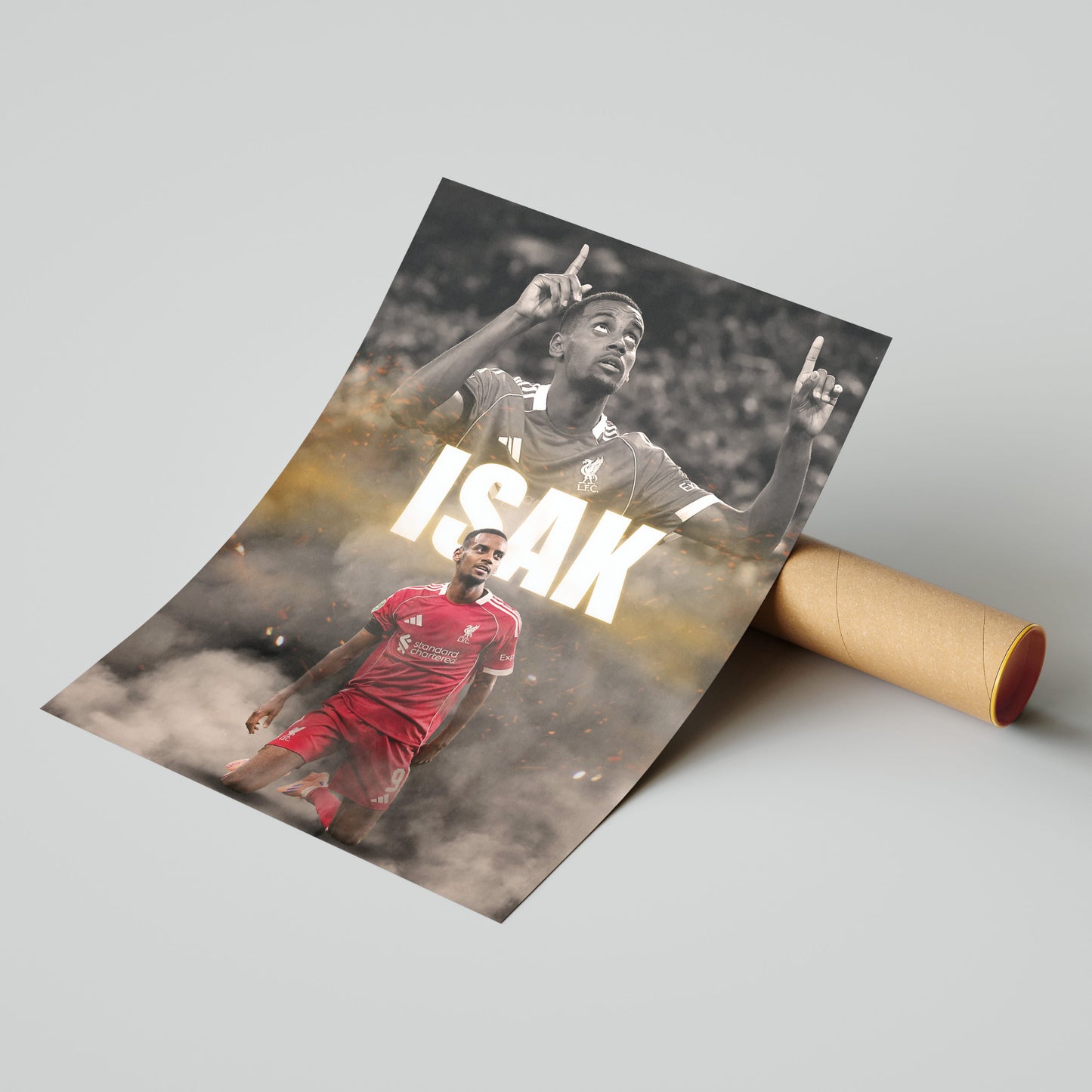 Alexander Isak Liverpool Football Poster