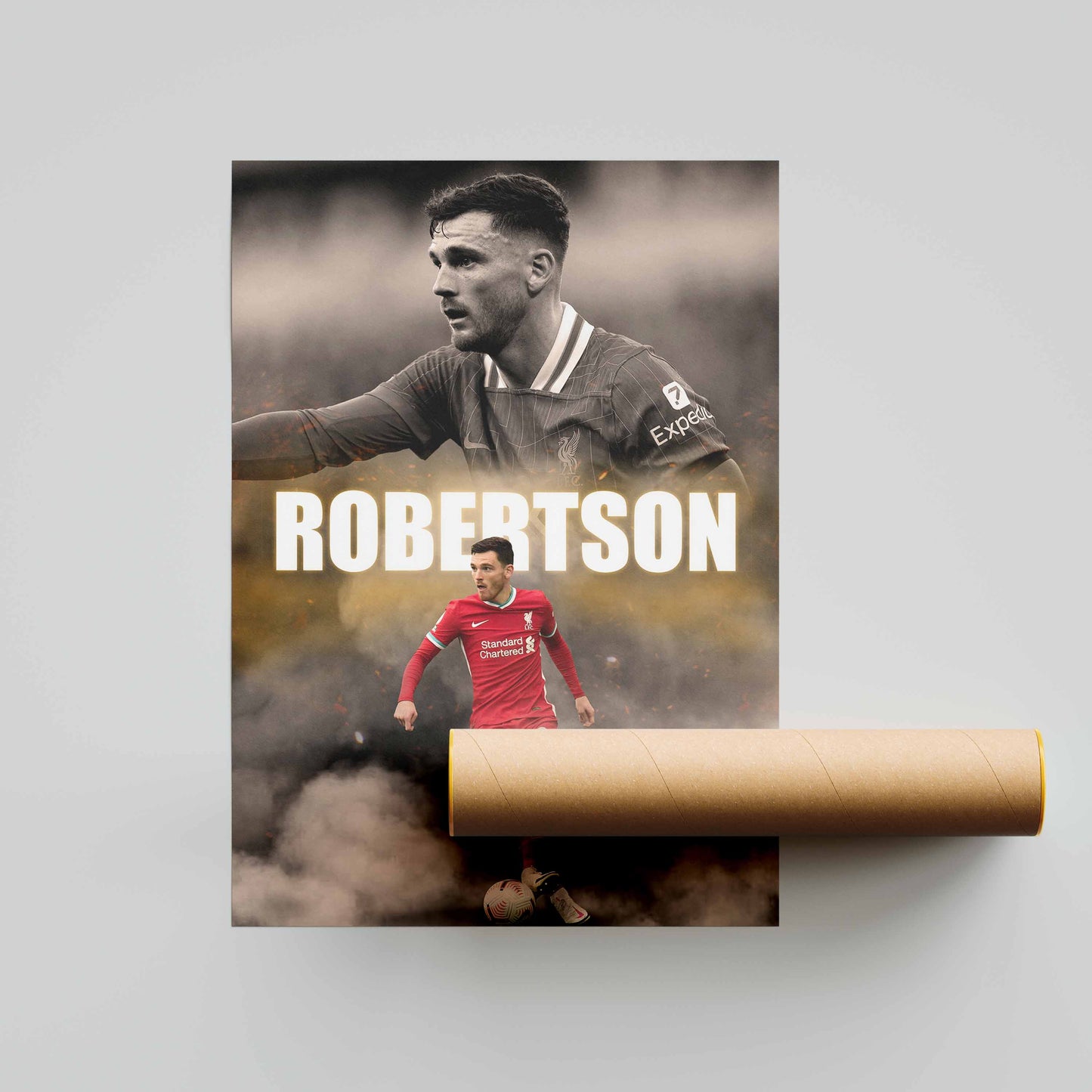 Andrew Robertson Liverpool Football Poster - FootballCorner