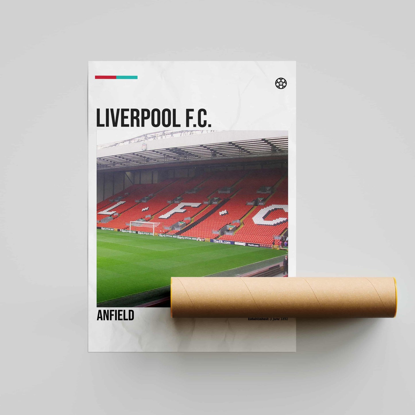 Liverpool FC Anfield Stadium Football Poster - FootballCorner