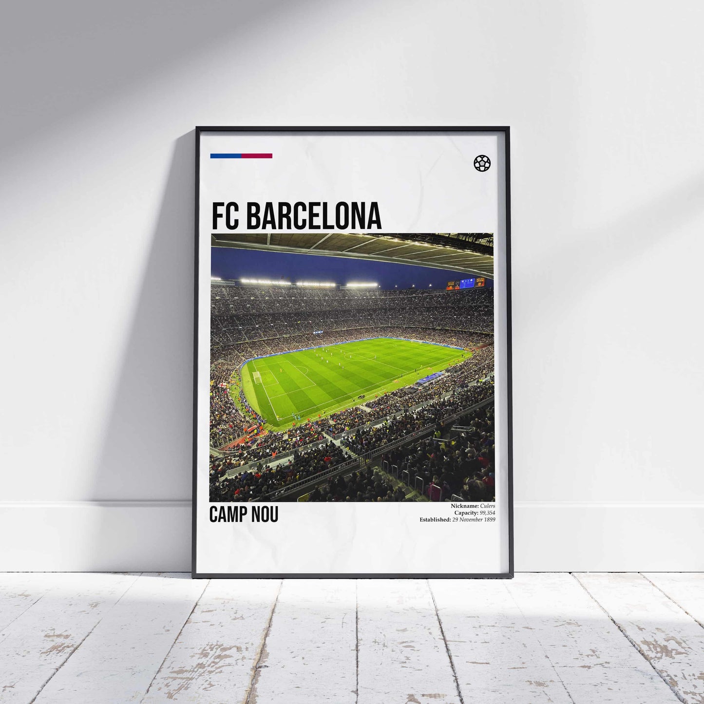 FC Barcelona Camp Nou Stadium Football Poster - FootballCorner
