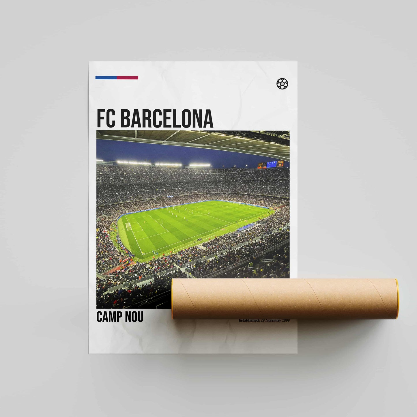 FC Barcelona Camp Nou Stadium Football Poster - FootballCorner