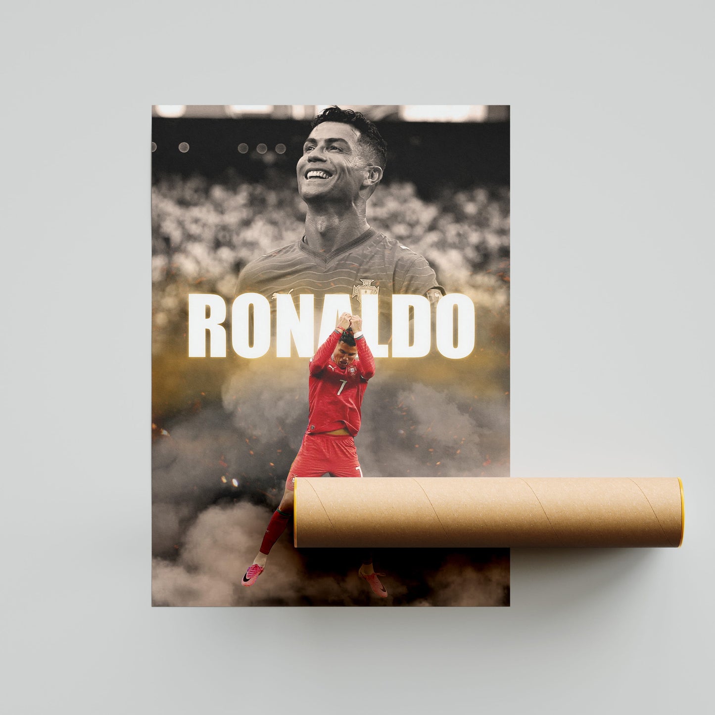 Cristiano Ronaldo Portugal Football Poster