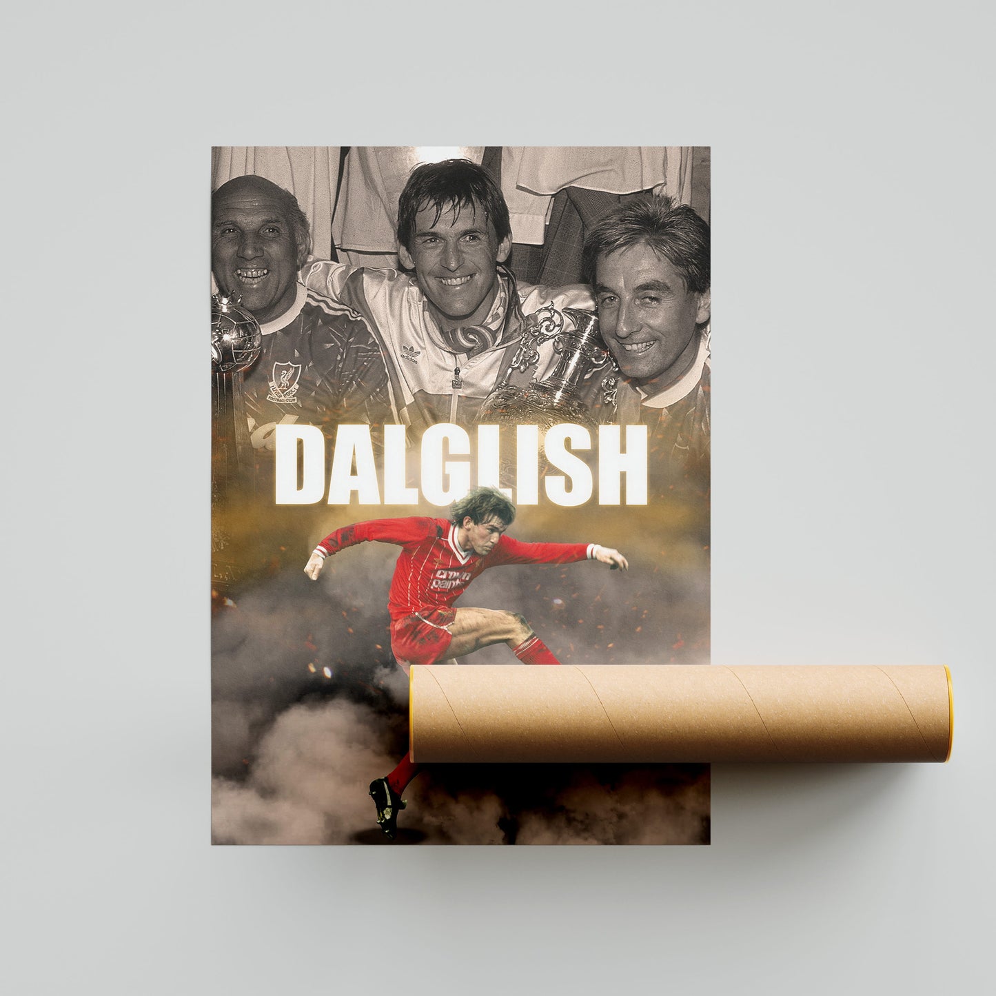 Kenny Dalglish Liverpool Football Poster