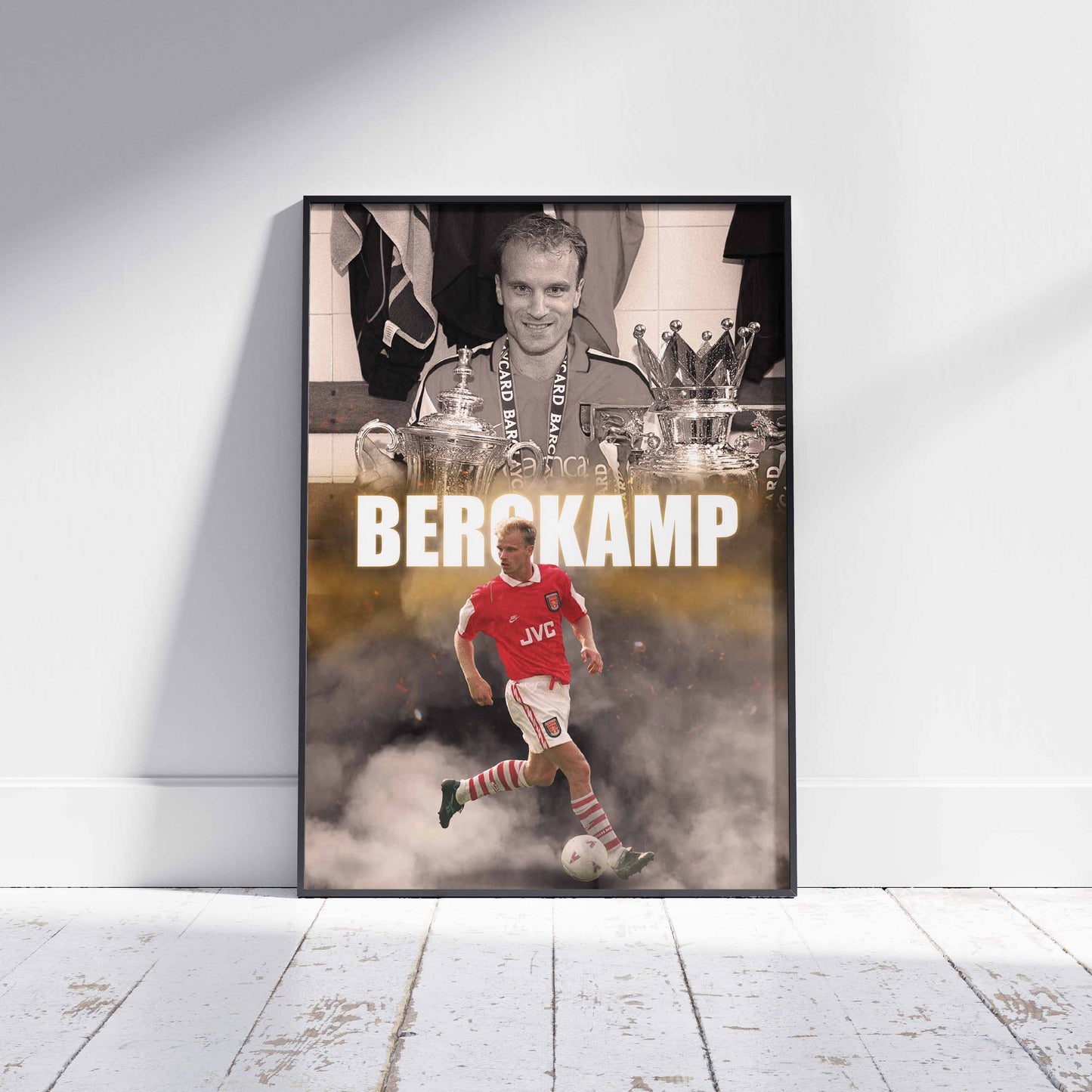 Dennis Bergkamp Arsenal Football Poster - FootballCorner