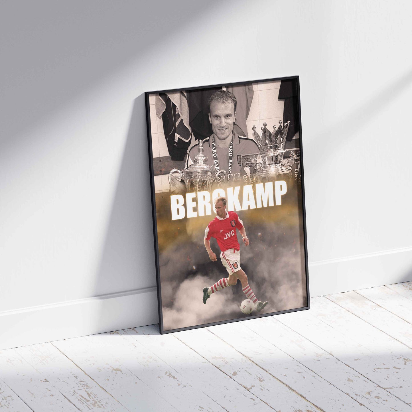 Dennis Bergkamp Arsenal Football Poster - FootballCorner