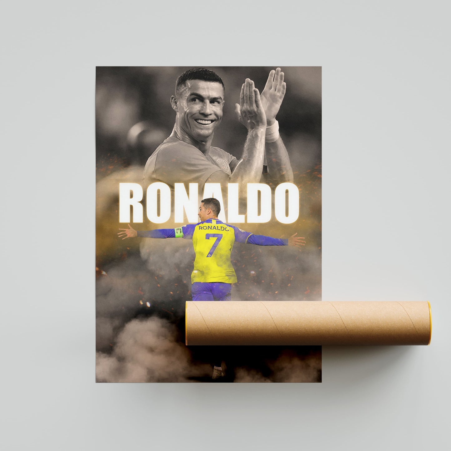 Cristiano Ronaldo Al-Nassr FC Football Poster - FootballCorner