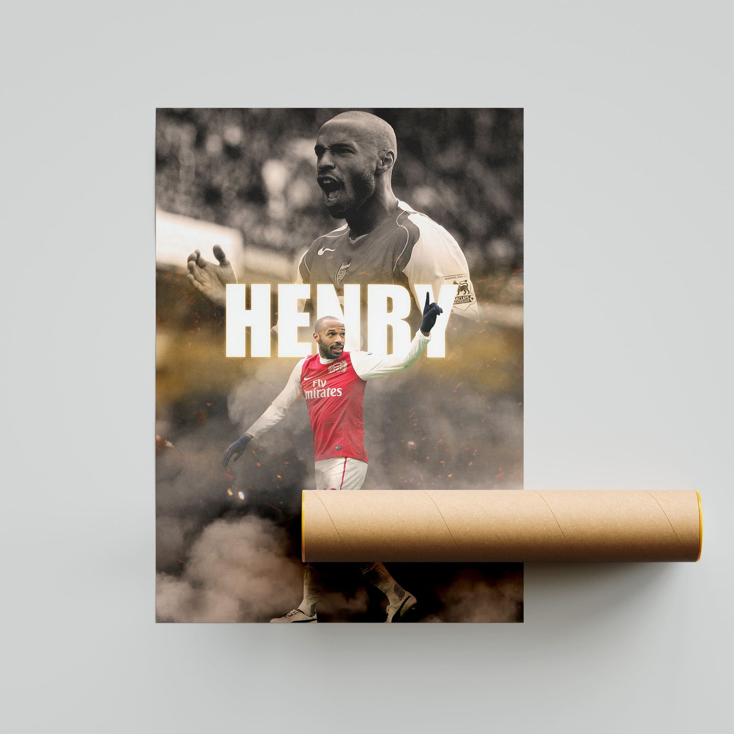 Thierry Henry Football Poster - FootballCorner