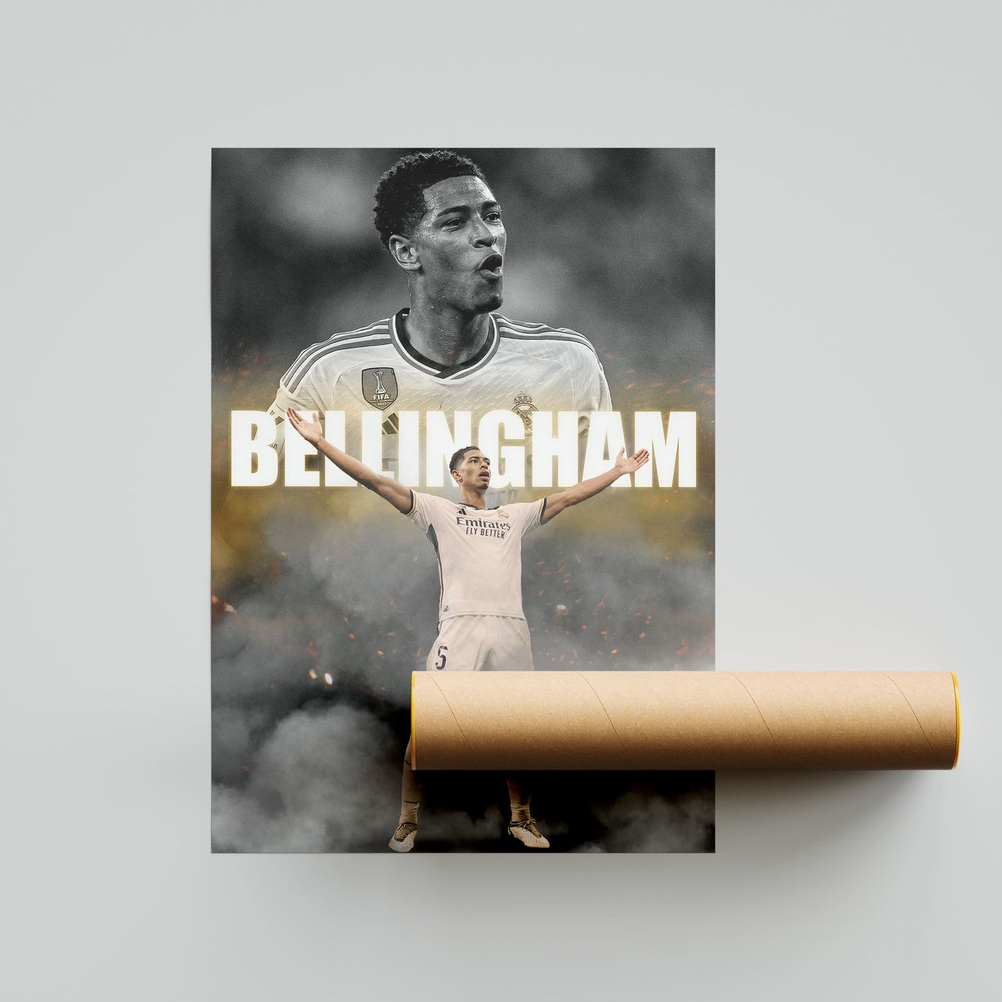 Jude Bellingham Real Madrid Football Poster - FootballCorner