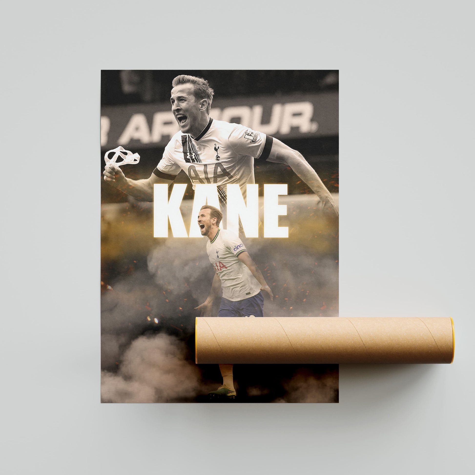 Harry Kane Tottenham Hotspur Football Poster - FootballCorner
