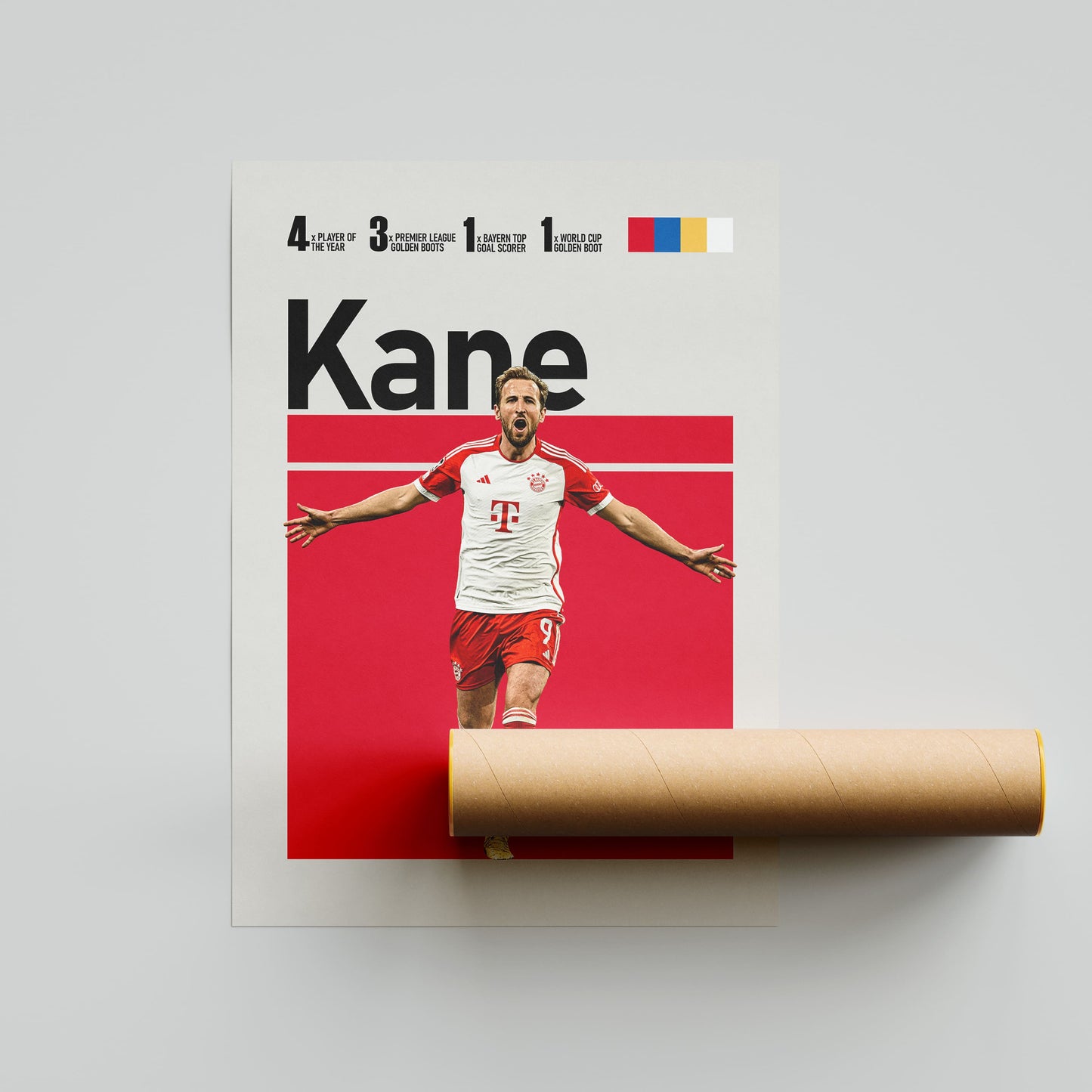 Harry Kane Bayern Munich FC Poster - FootballCorner