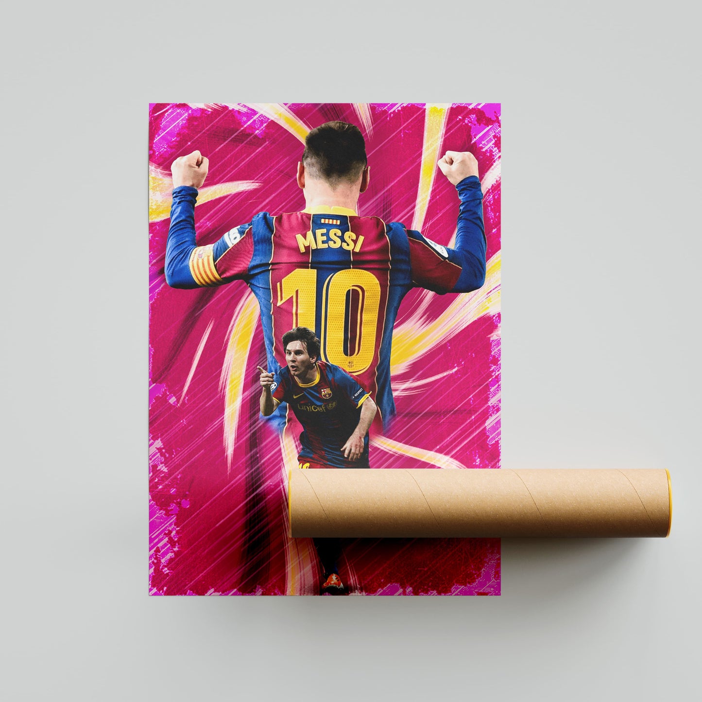 Lionel Messi FC Barcelona Legend Football Poster - FootballCorner