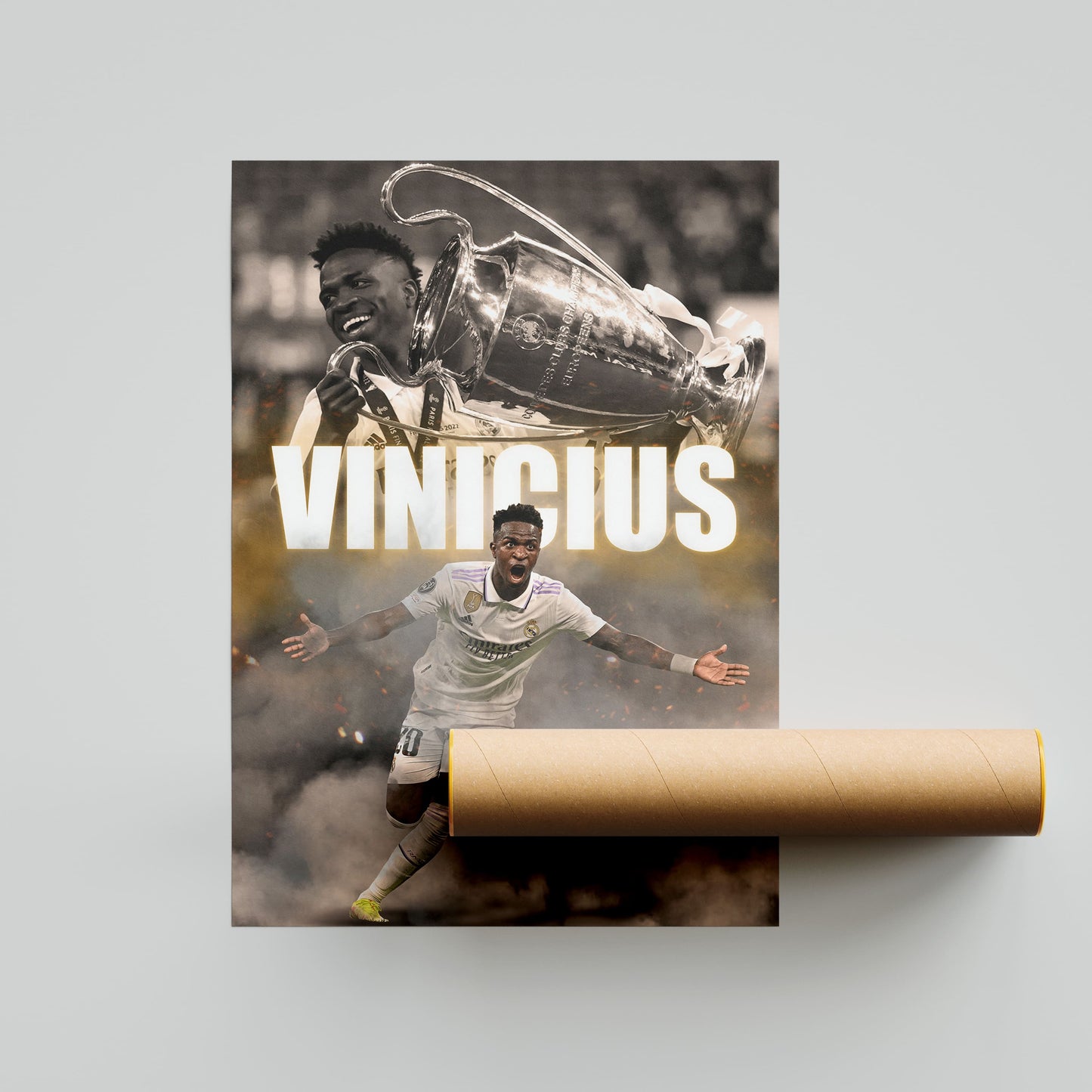 Vinicius Junior Real Madrid Football Poster - FootballCorner
