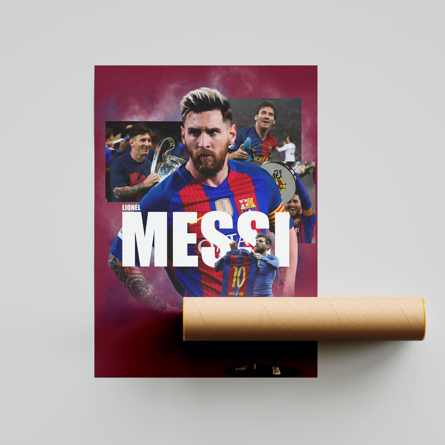 Lionel Messi Barcelona Poster - FootballCorner