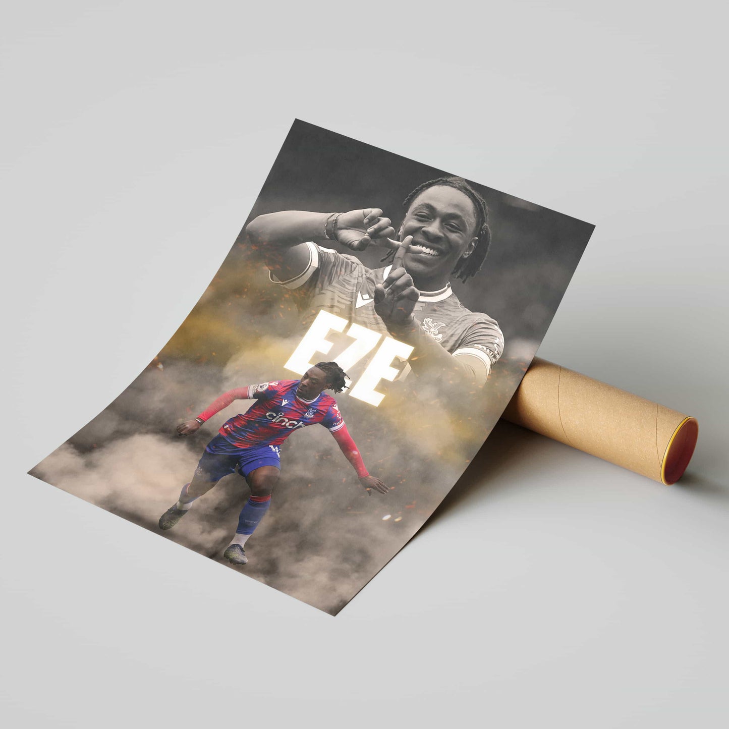 Eberechi Eze Crystal Palace Football Poster - FootballCorner