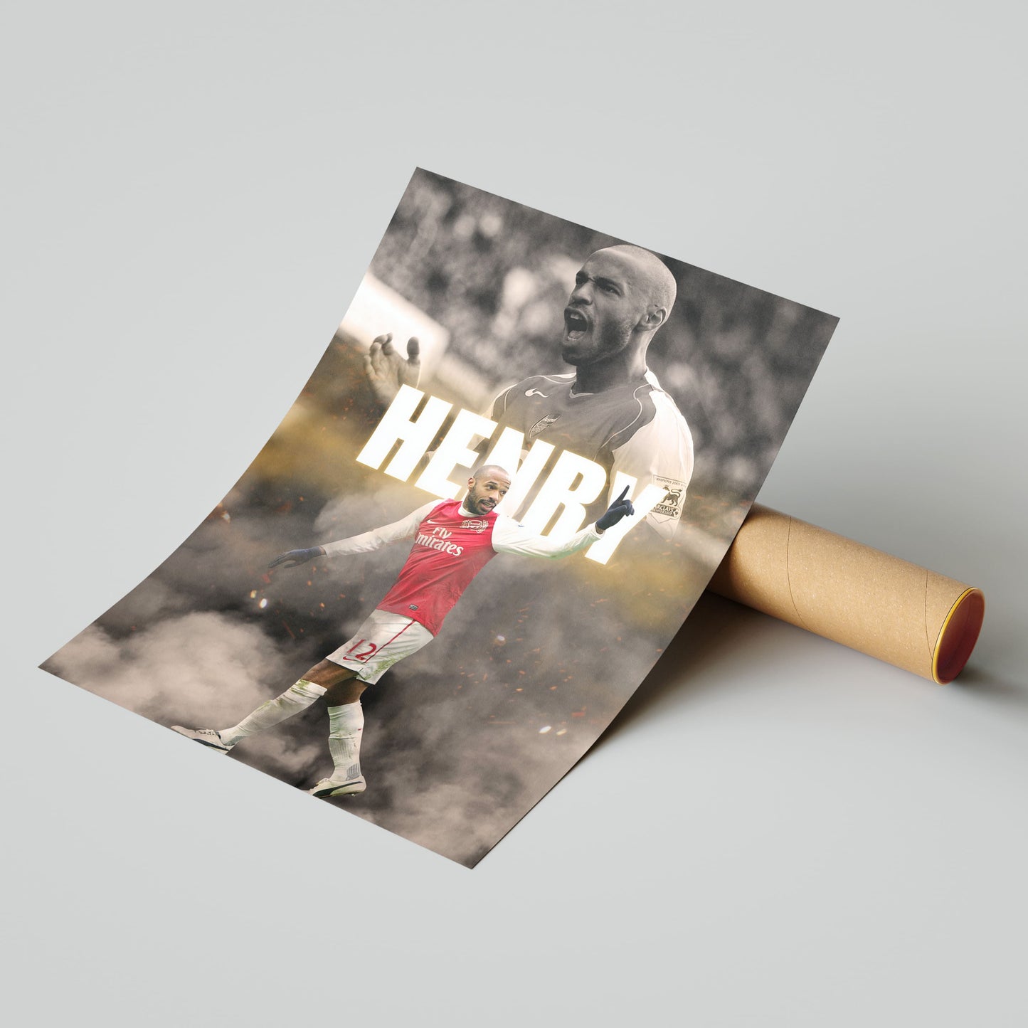 Thierry Henry Football Poster - FootballCorner