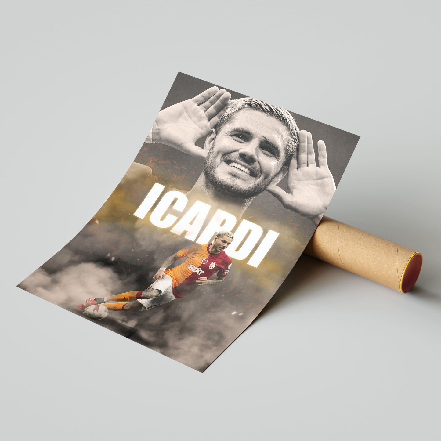 Mauro Icardi Galatasaray S.K. Football Poster - FootballCorner