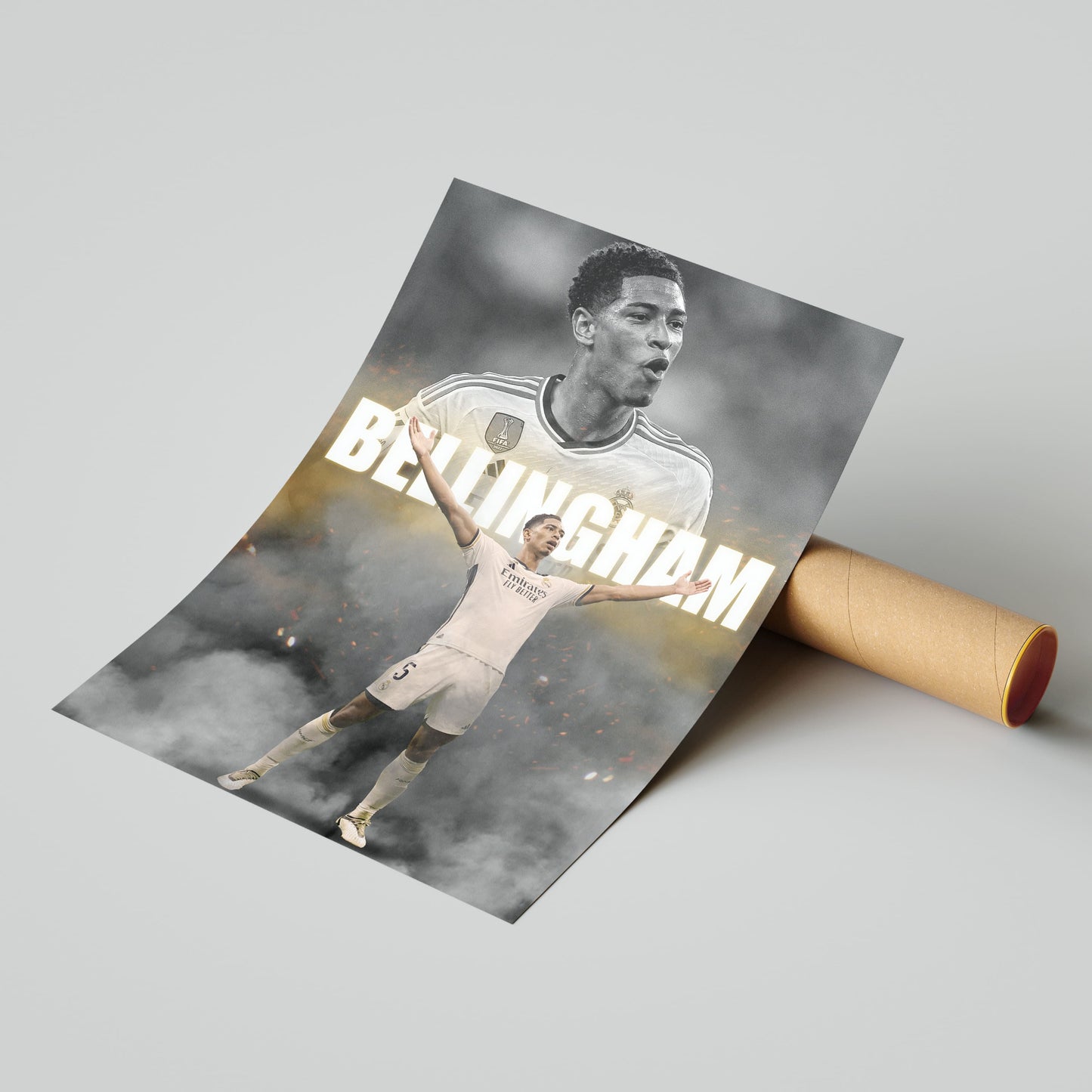 Jude Bellingham Real Madrid Football Poster - FootballCorner