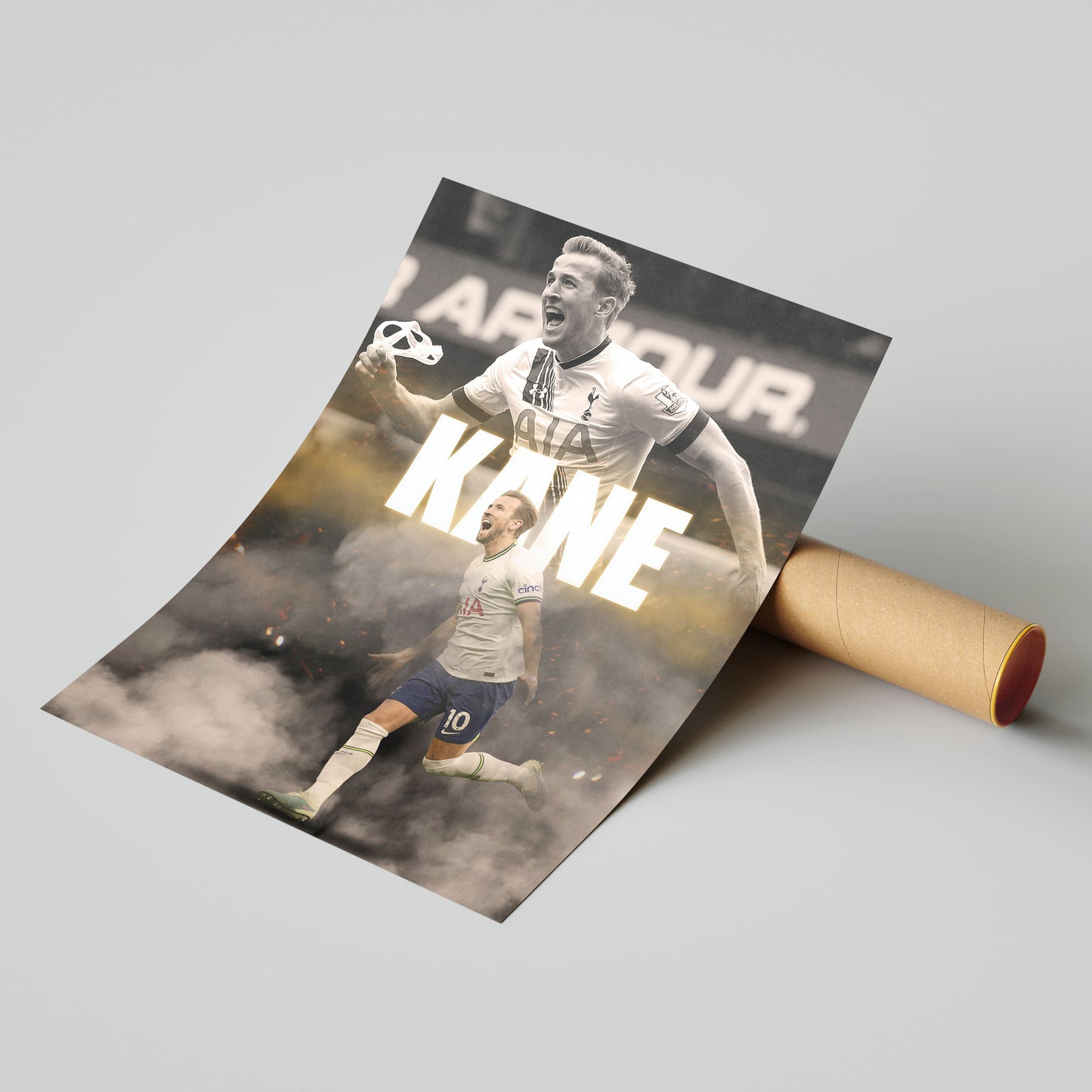 Harry Kane Tottenham Hotspur Football Poster - FootballCorner