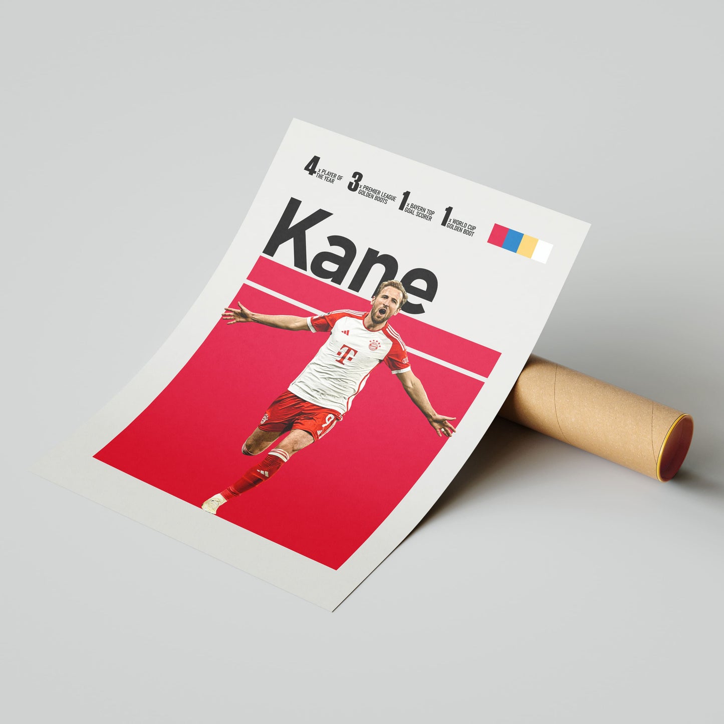 Harry Kane Bayern Munich FC Poster - FootballCorner