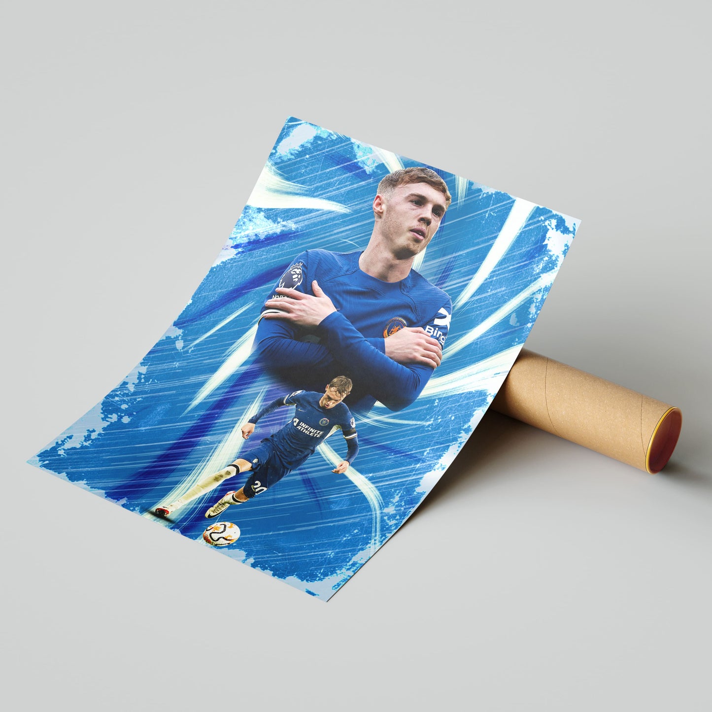 Cole Palmer Chelsea Football Poster - FootballCorner