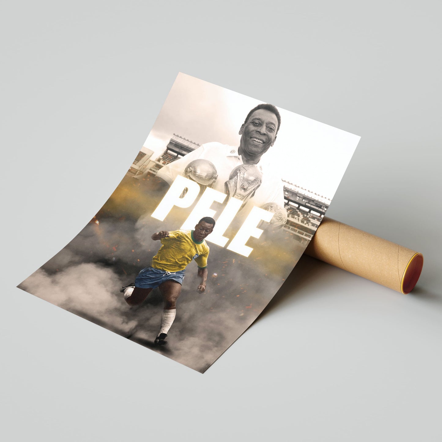 Pele Football Poster - FootballCorner