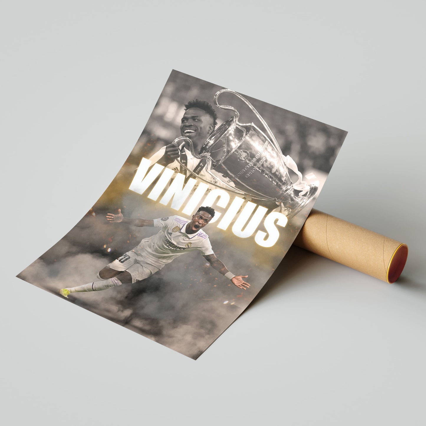 Vinicius Junior Real Madrid Football Poster - FootballCorner