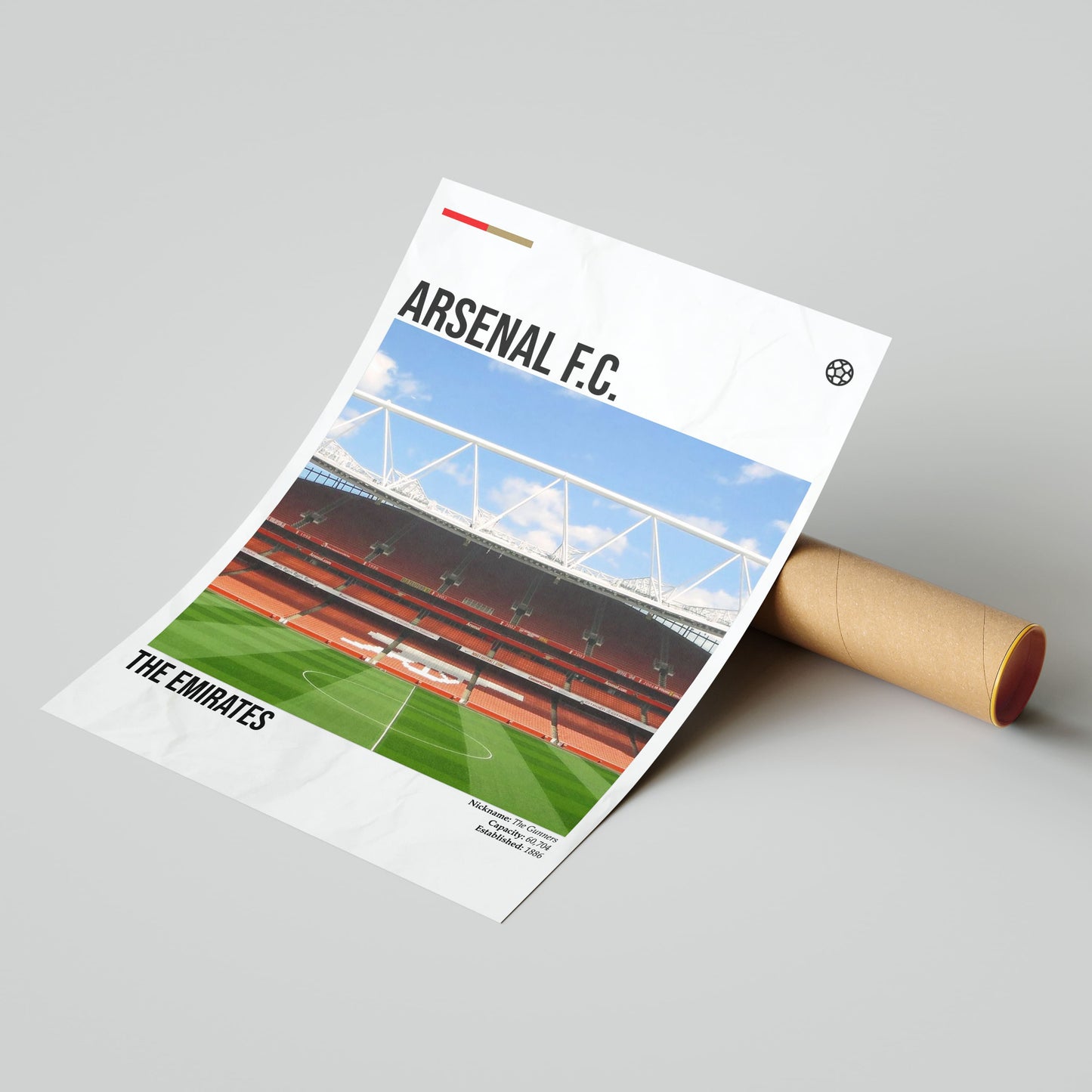 Arsenal Emirates Stadium Football Poster - FootballCorner
