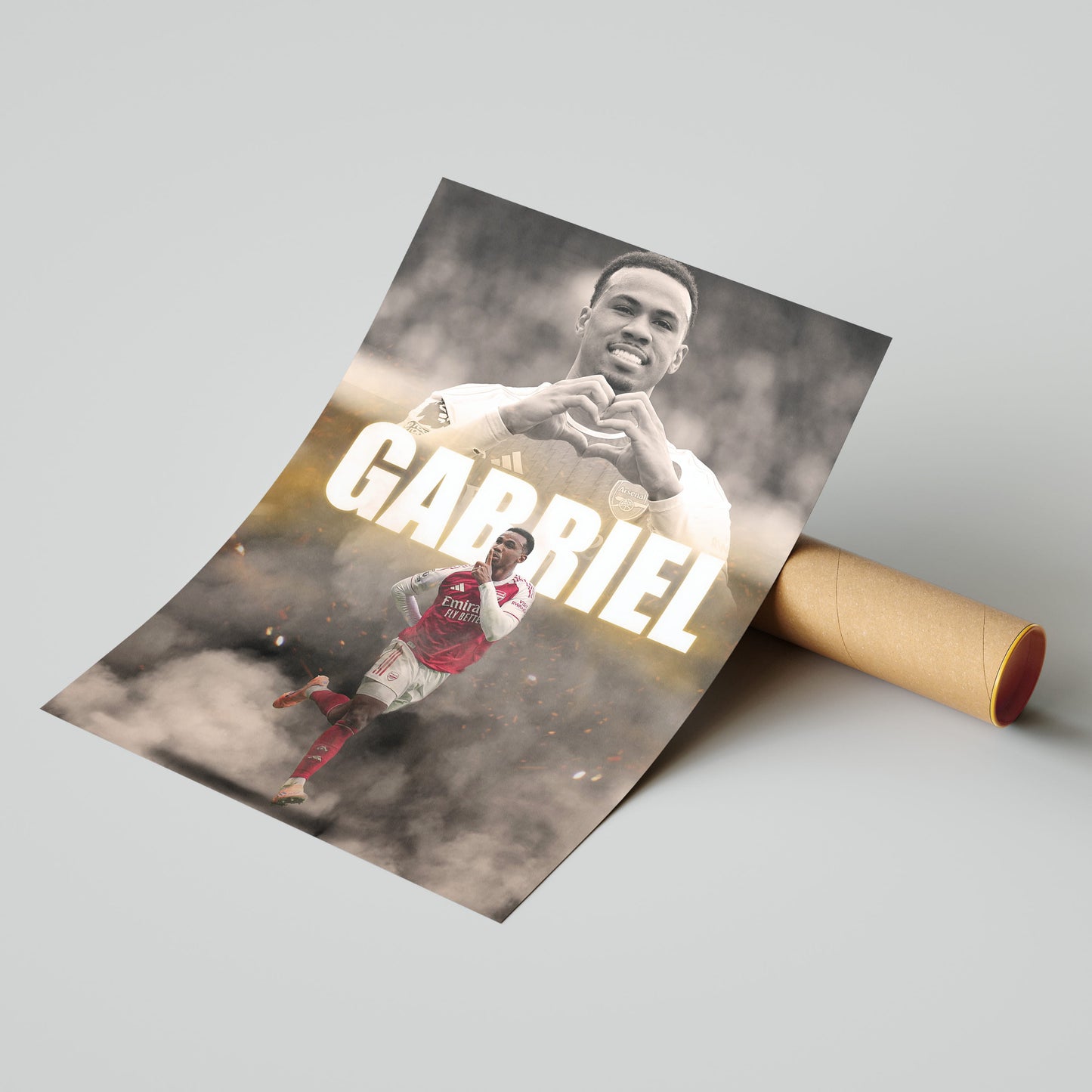 Gabriel Magalhaes Arsenal Football Poster