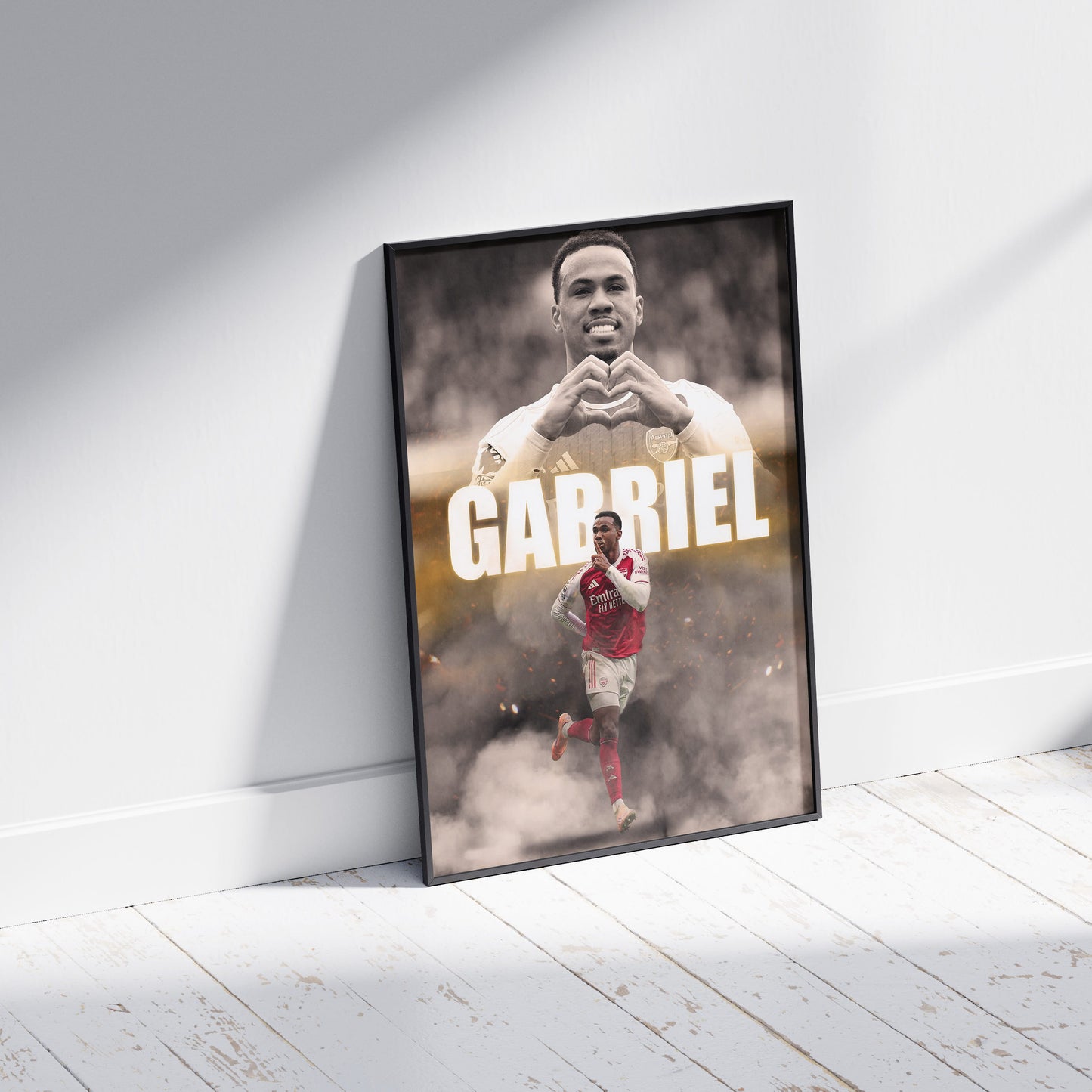Gabriel Magalhaes Arsenal Football Poster