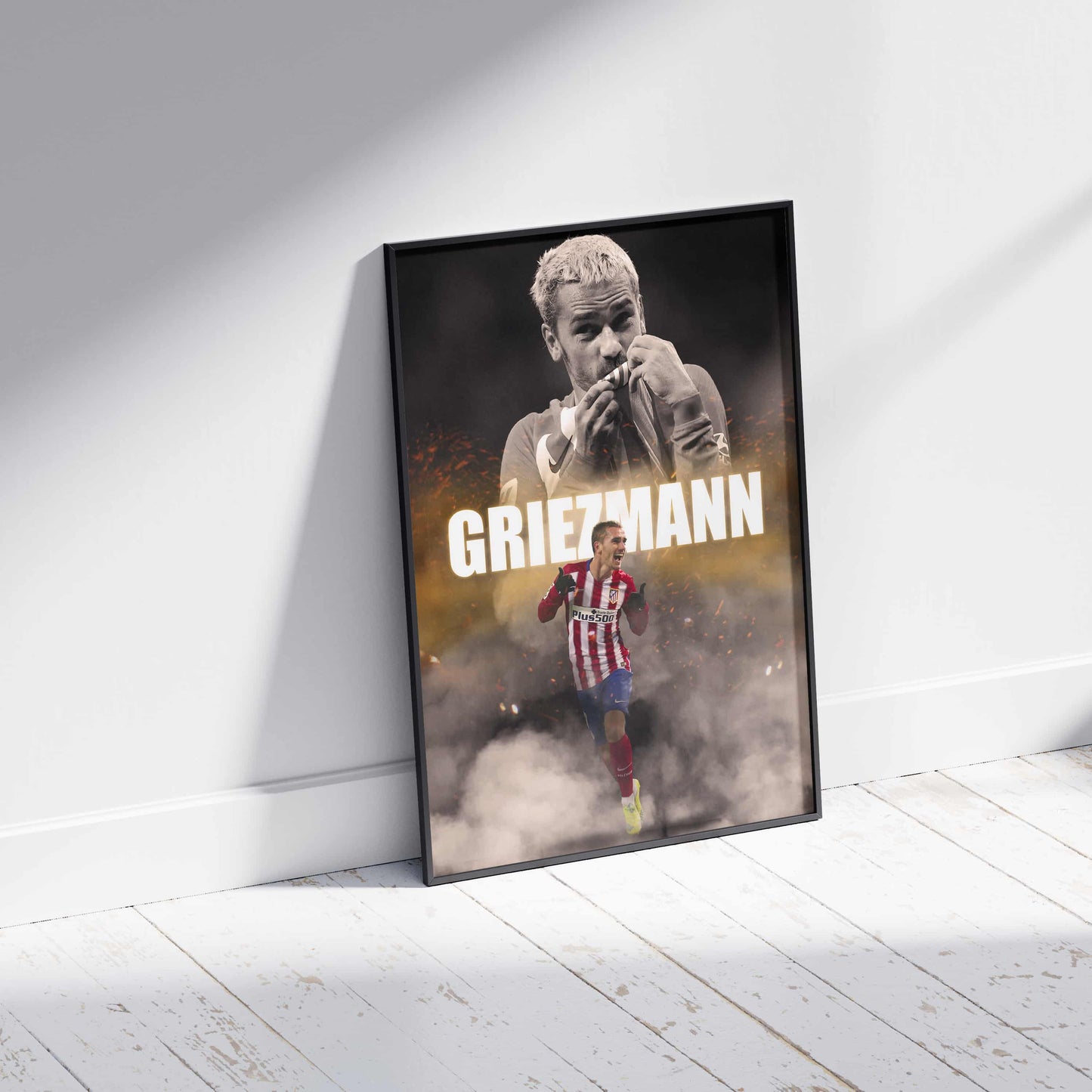 Antoine Griezmann Atletico Madrid Football Poster - FootballCorner