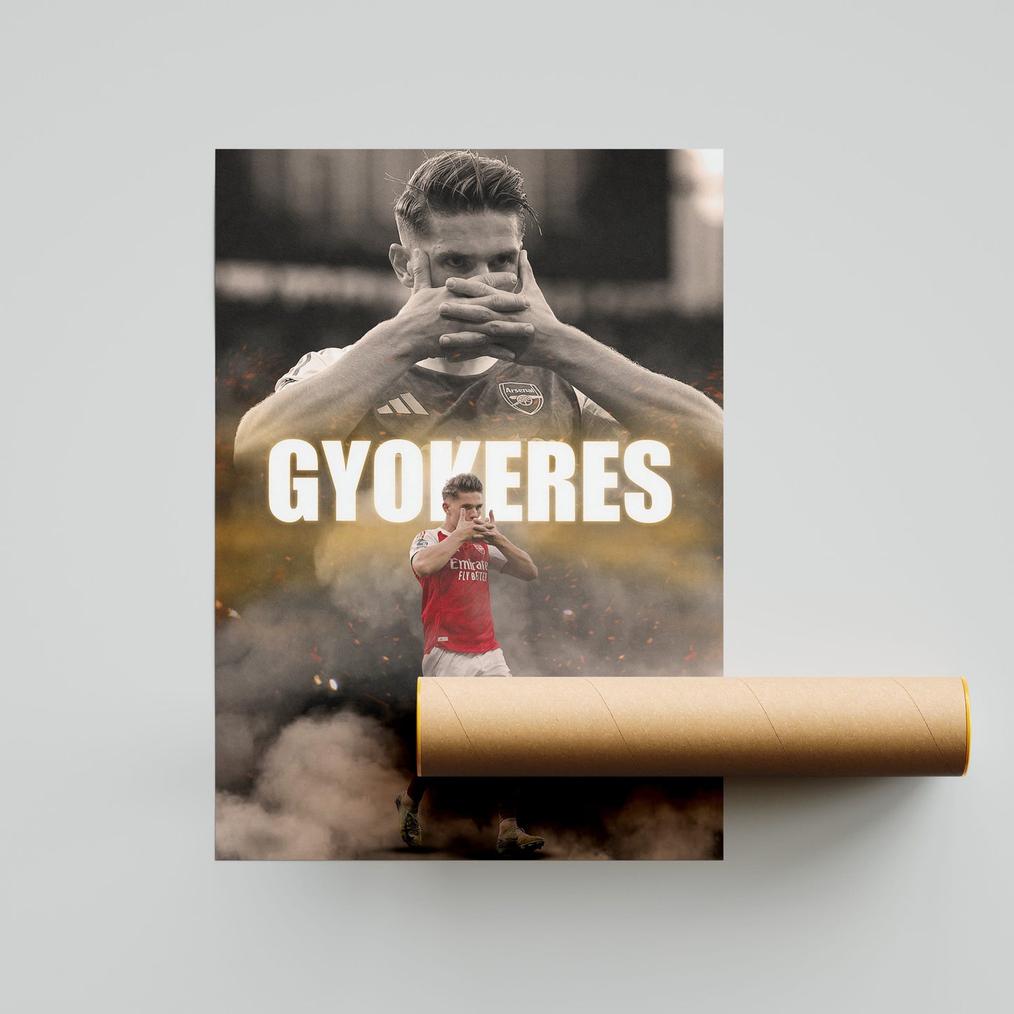 Viktor Gyokeres Arsenal Football Poster