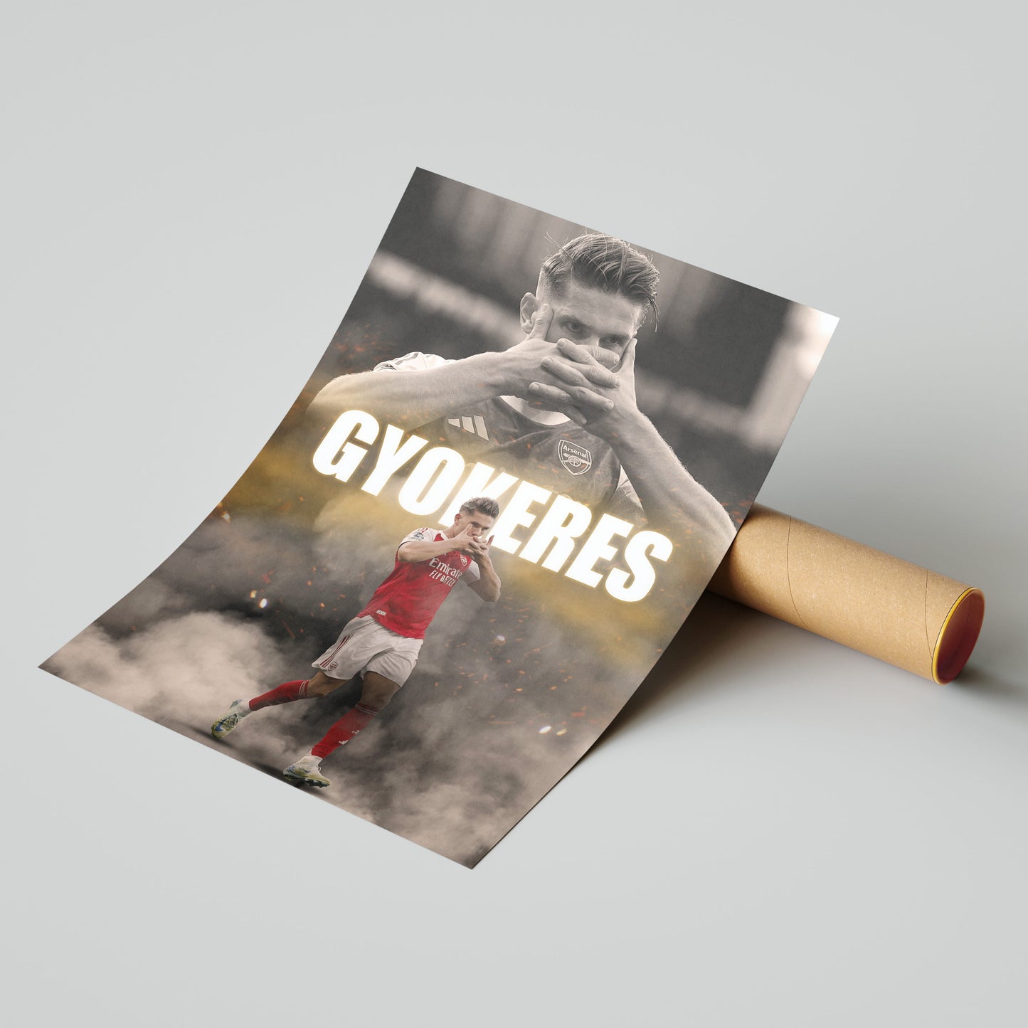 Viktor Gyokeres Arsenal Football Poster