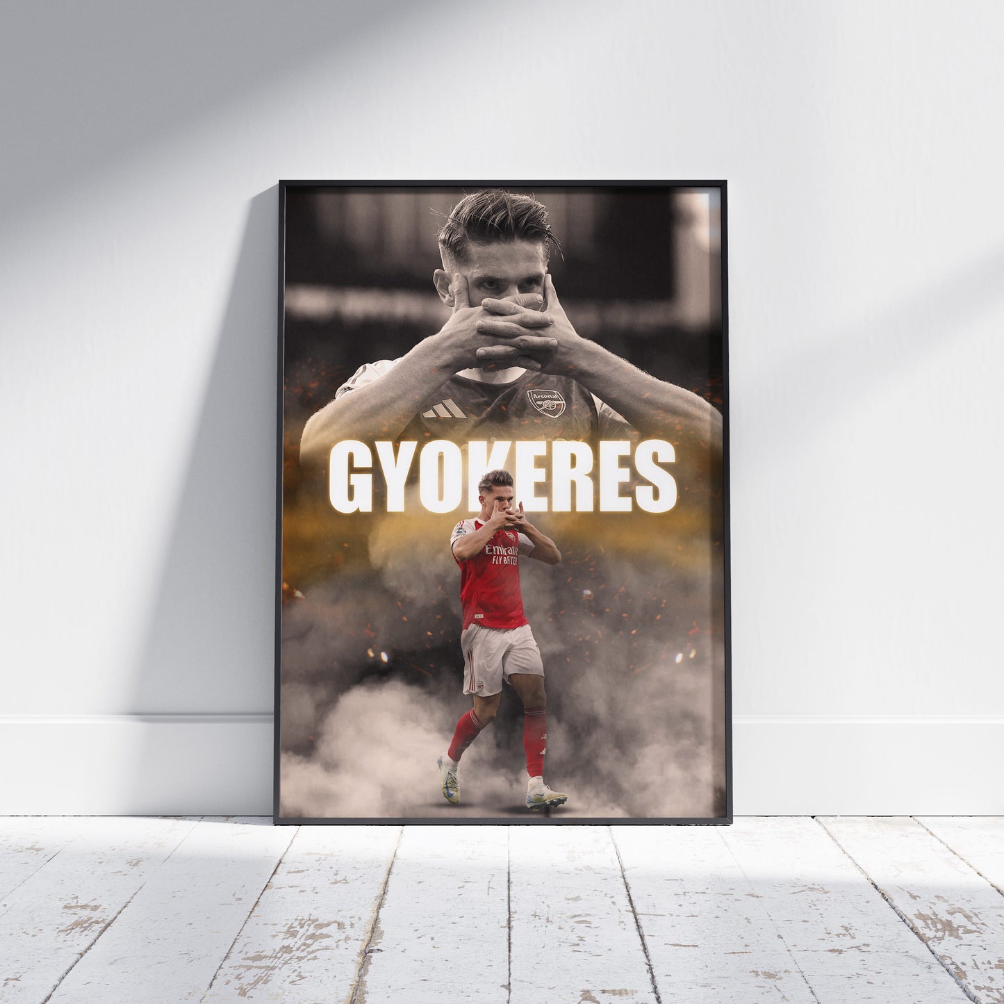 Viktor Gyokeres Arsenal Football Poster