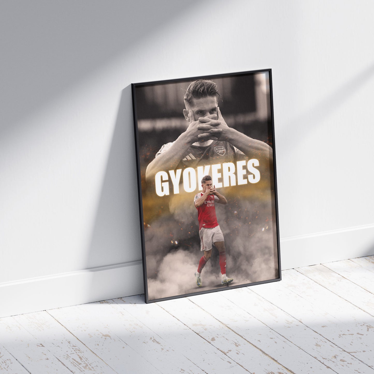 Viktor Gyokeres Arsenal Football Poster