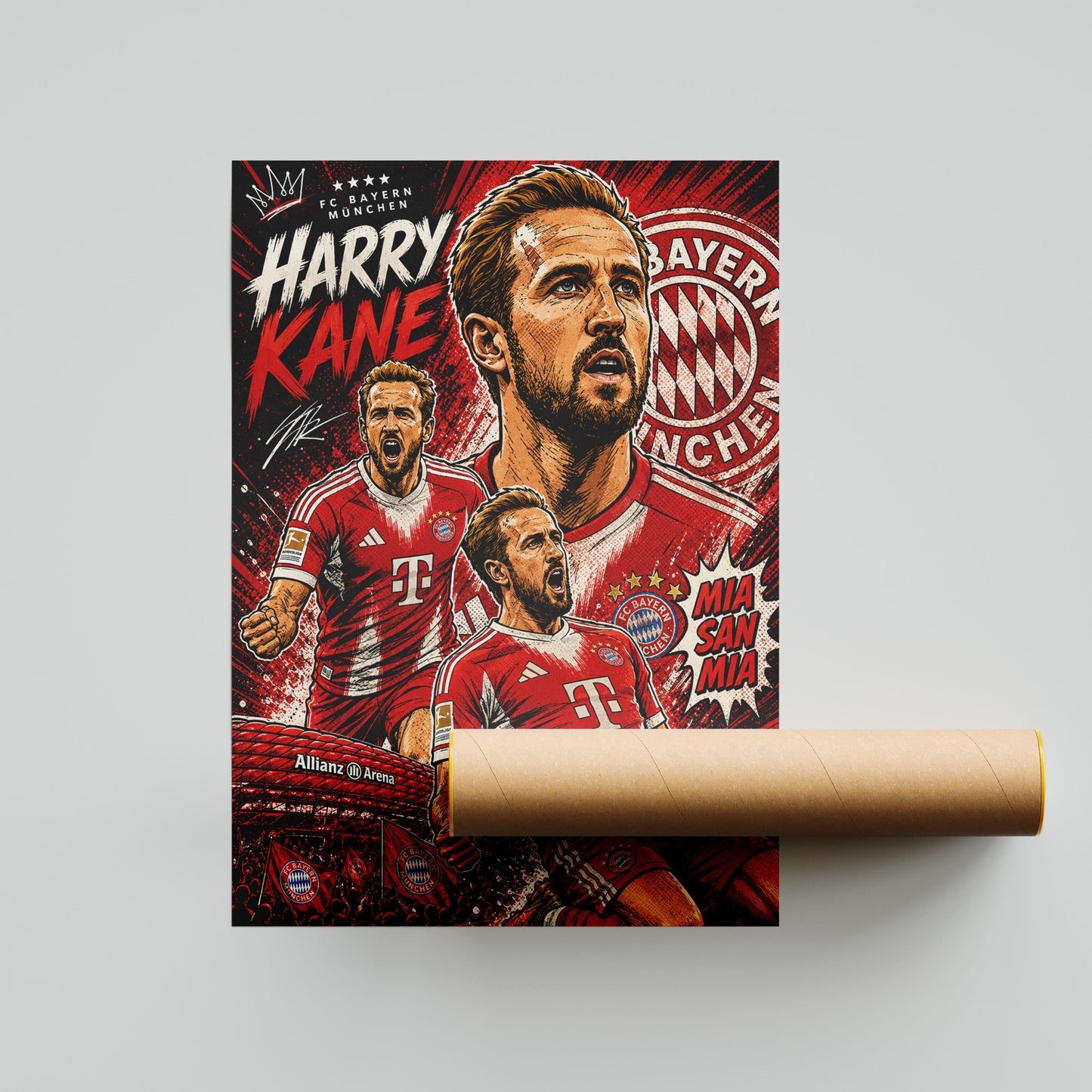 Harry Kane Bayern Munich FC Poster