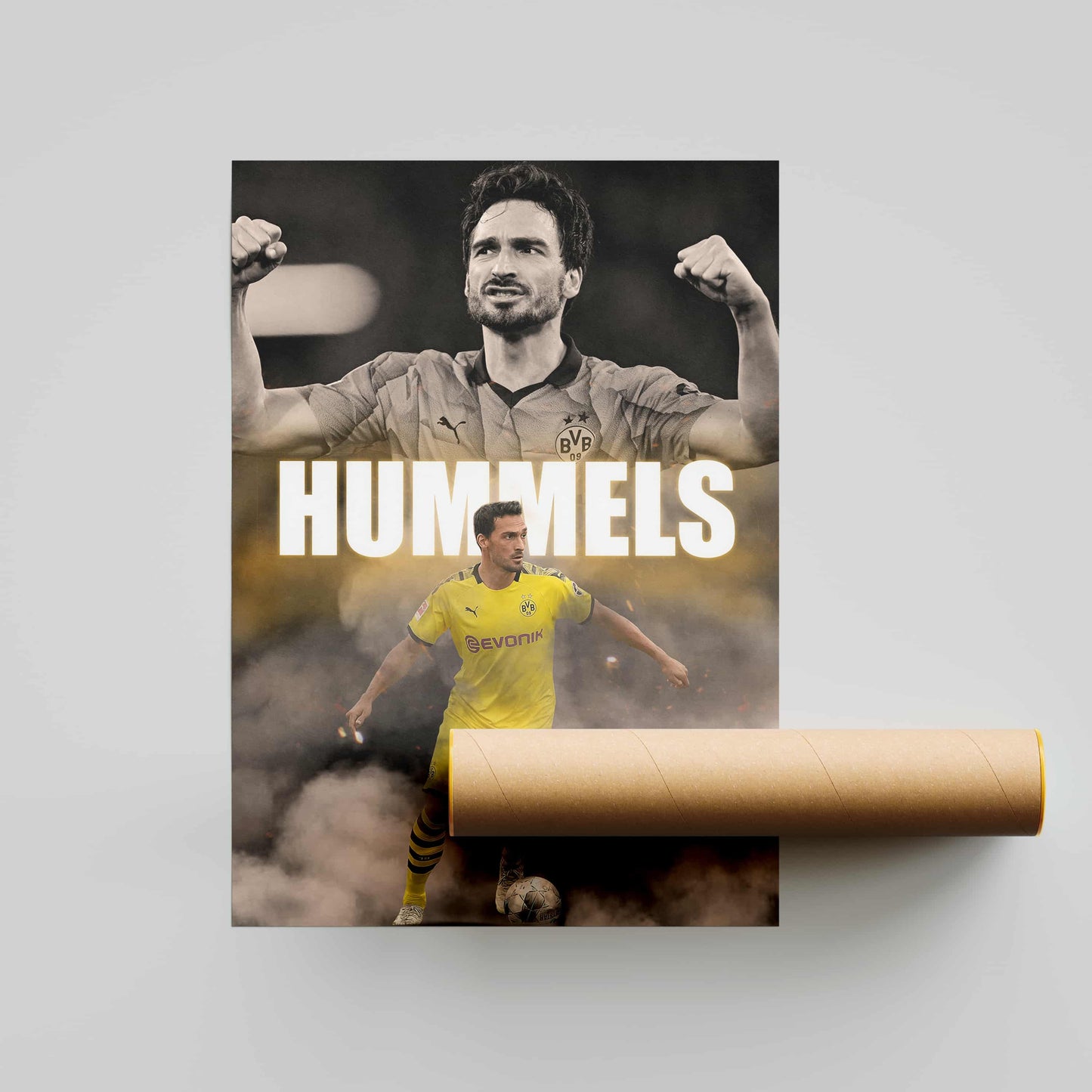 Mats Hummels Borussia Dortmund Poster - FootballCorner