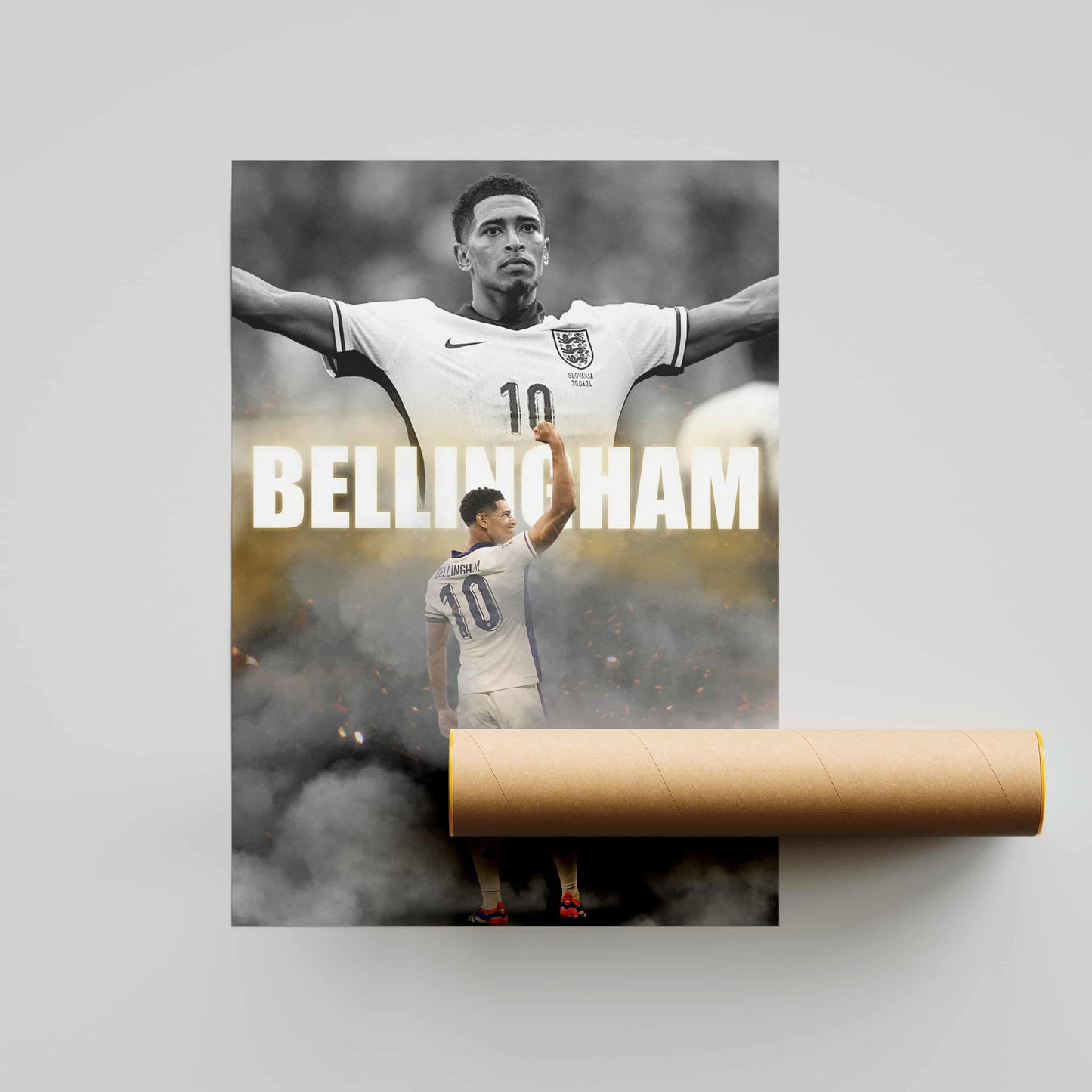 Jude Bellingham England Football Poster - FootballCorner