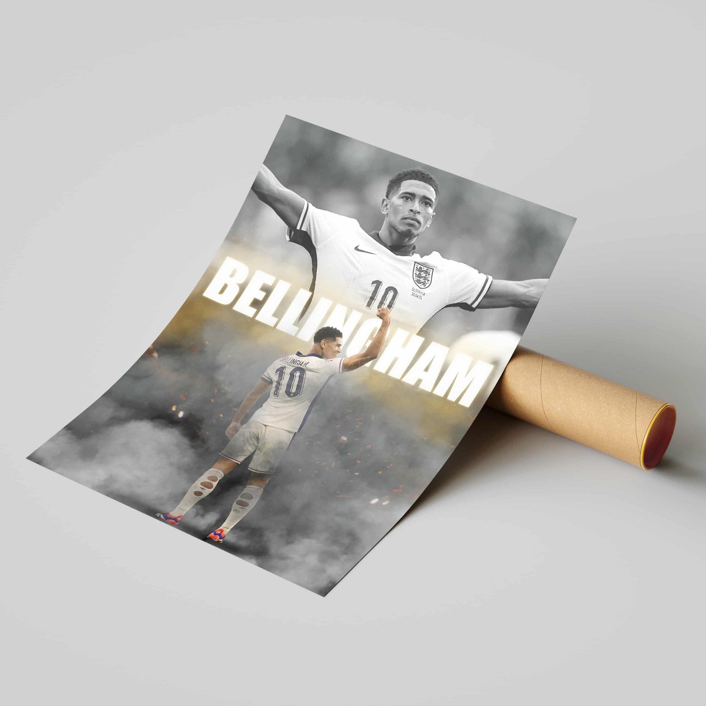 Jude Bellingham England Football Poster - FootballCorner