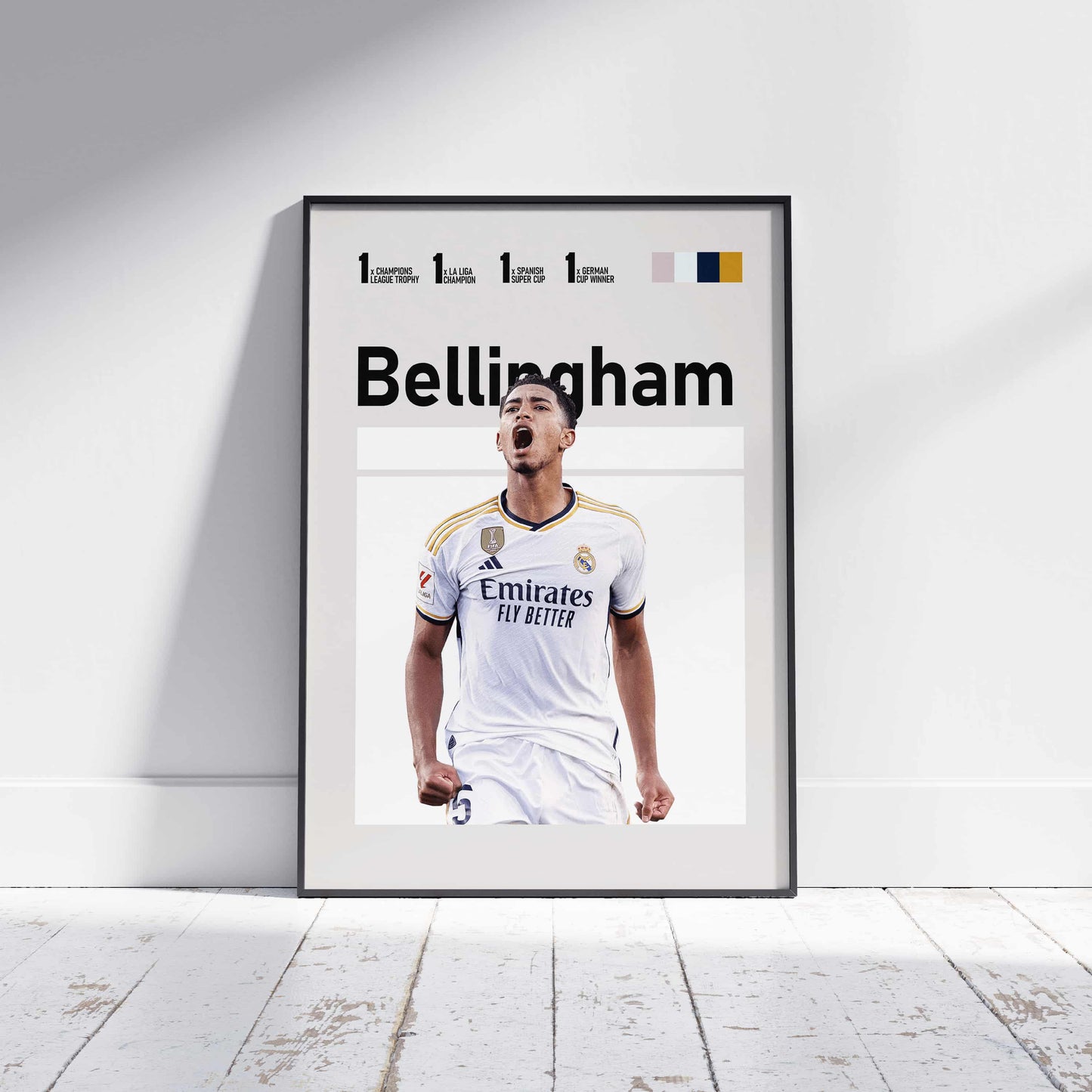Jude Bellingham Real Madrid Football Poster - FootballCorner