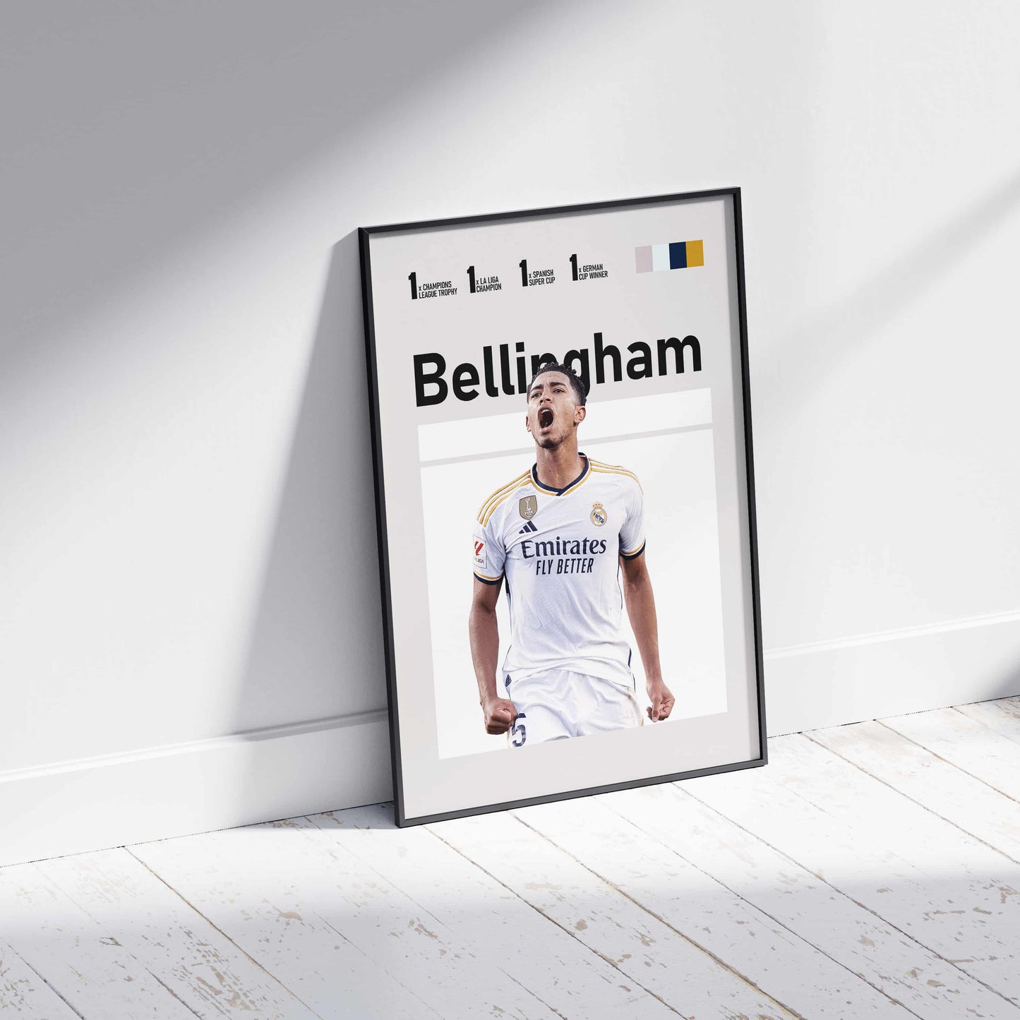 Jude Bellingham Real Madrid Football Poster - FootballCorner