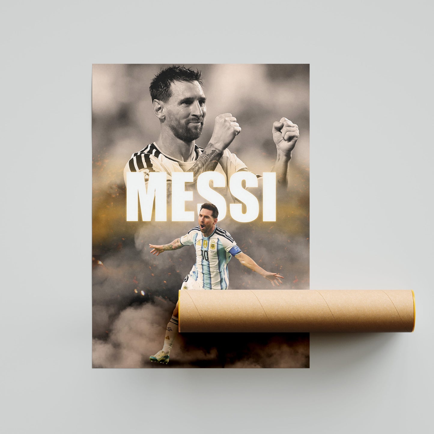 Lionel Messi 2026 World Cup Football Poster