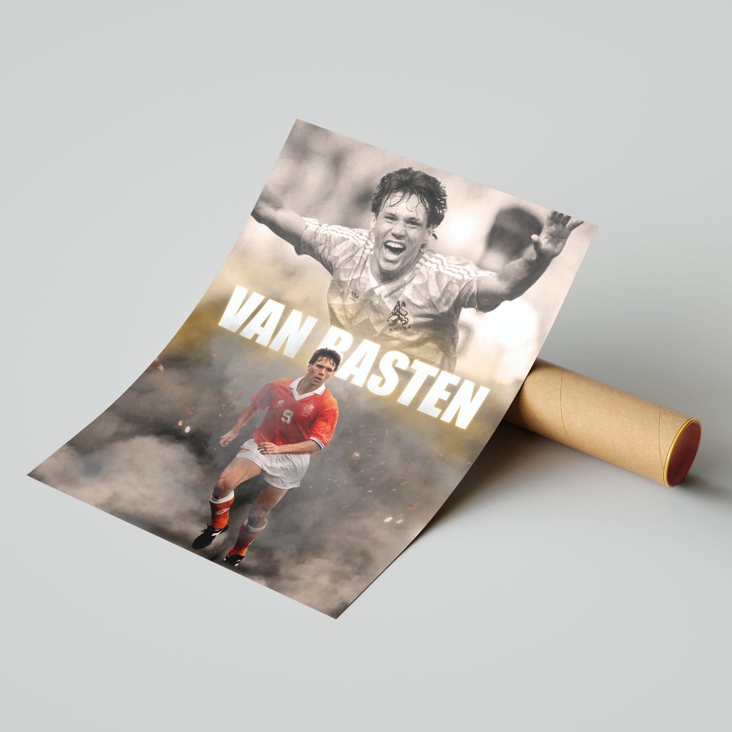 Marco Van Basten Netherlands Football Poster