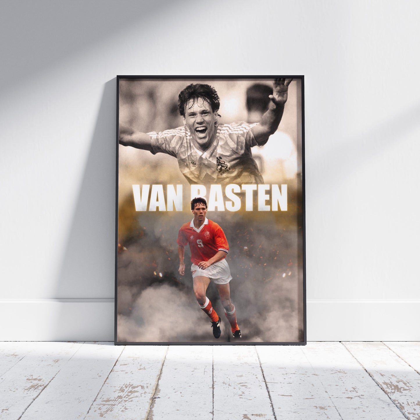 Marco Van Basten Netherlands Football Poster