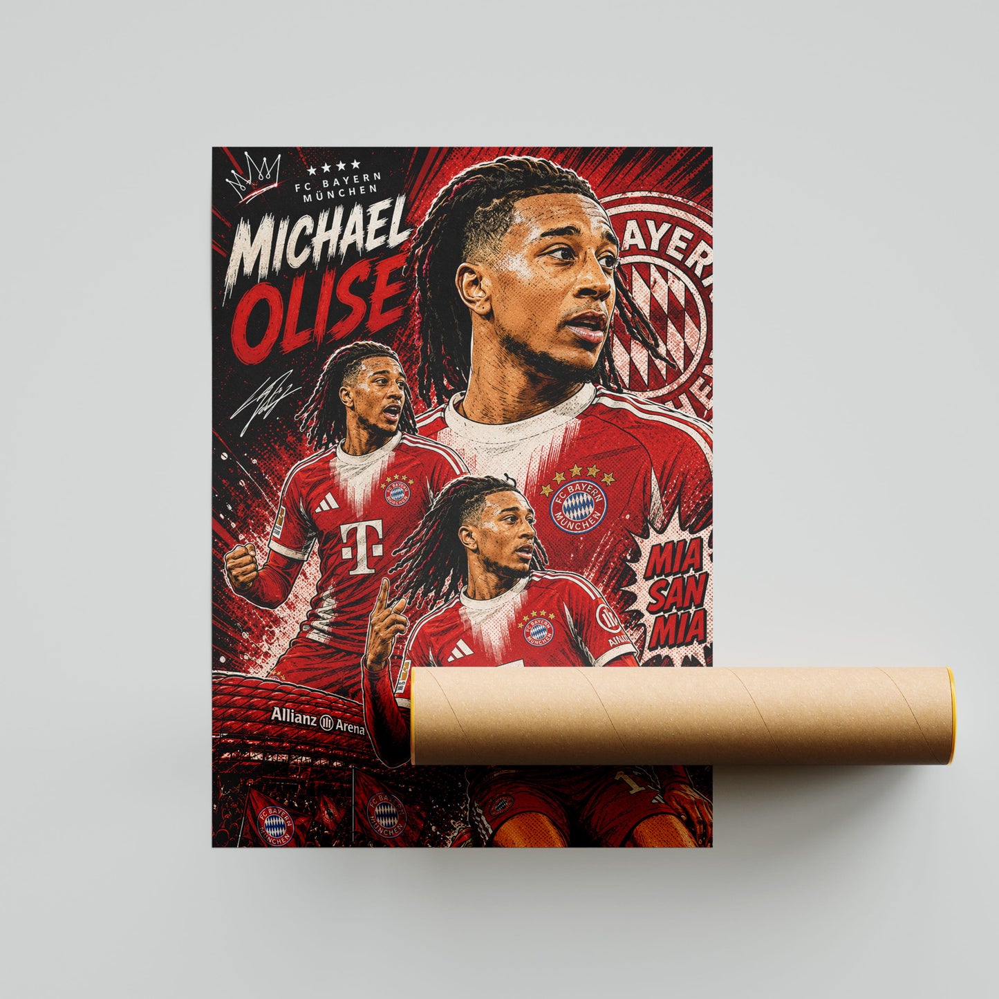 Michael Olise Bayern Munich FC Poster