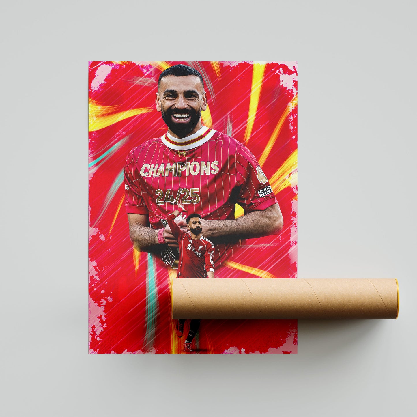 Mohamed Salah Football Poster
