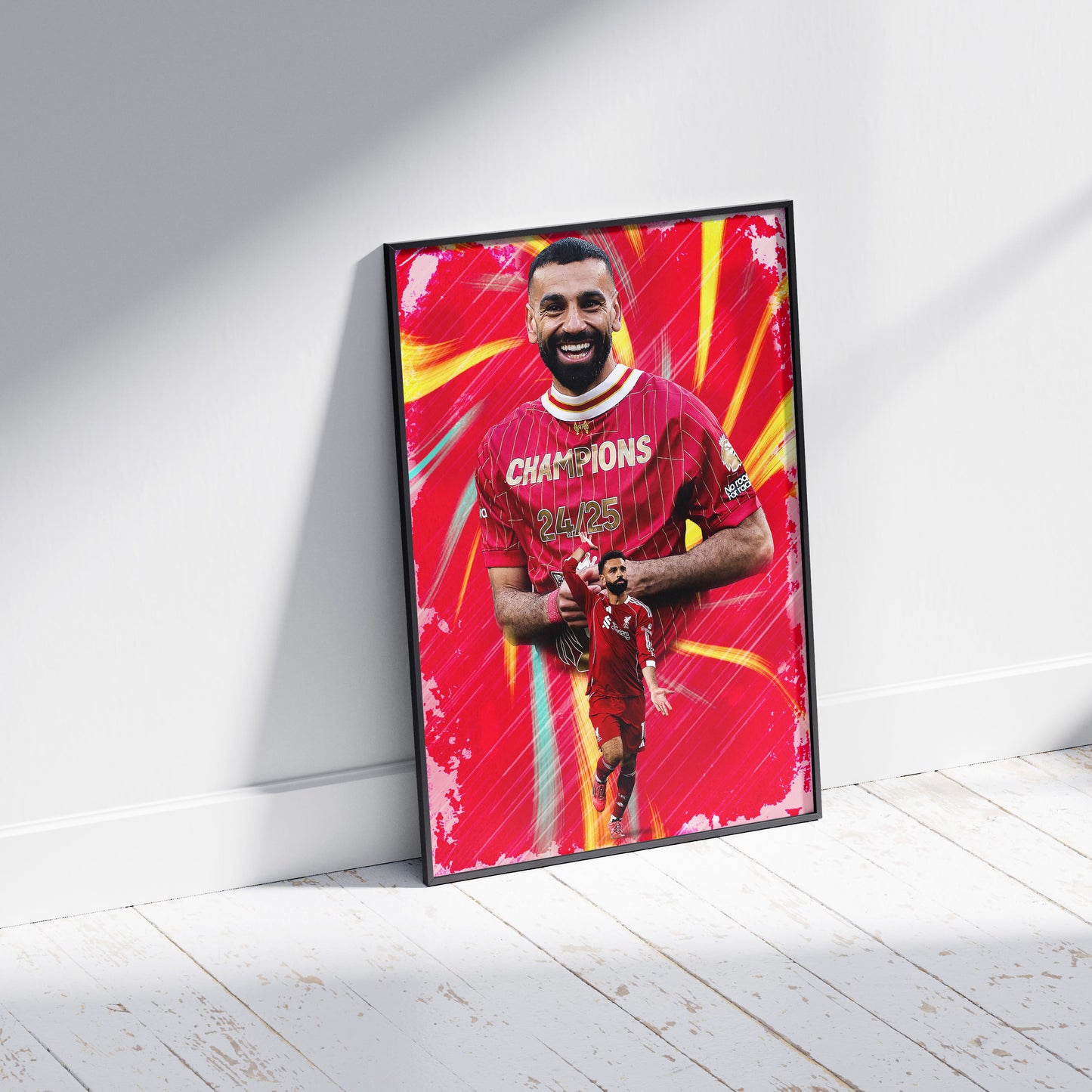 Mohamed Salah Football Poster