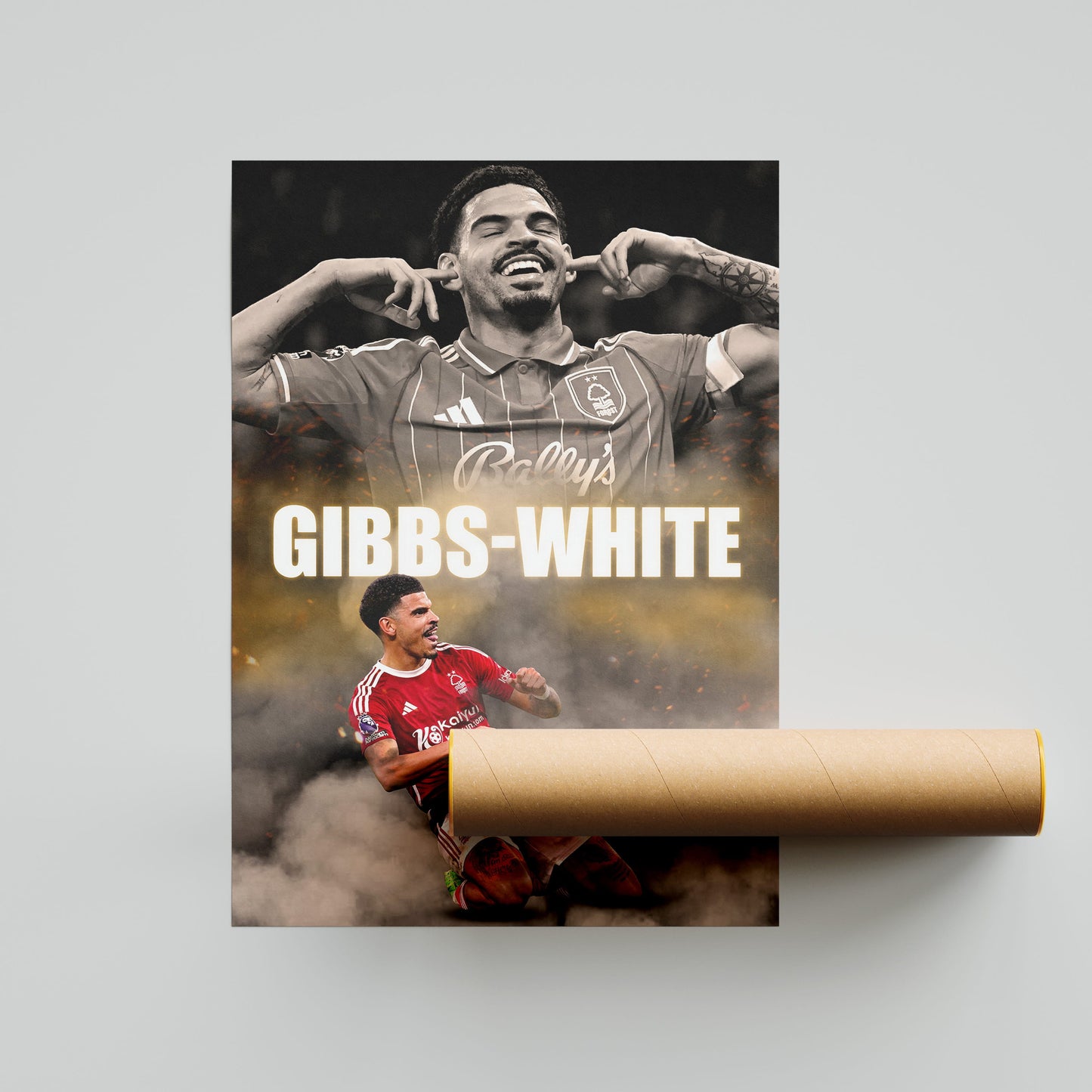 Morgan Gibbs-White Nottingham Forest Poster