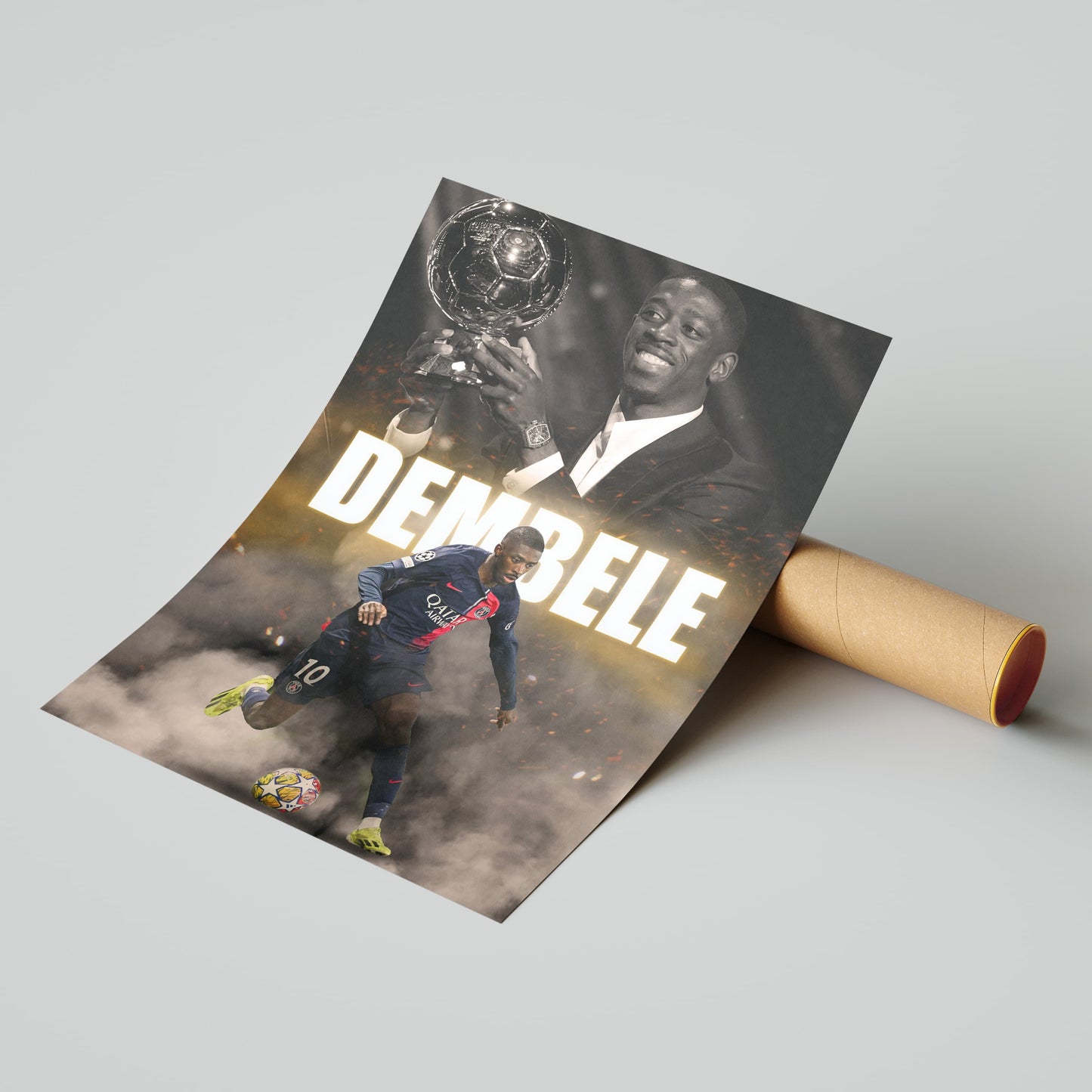 Ousmane Dembele Football Poster