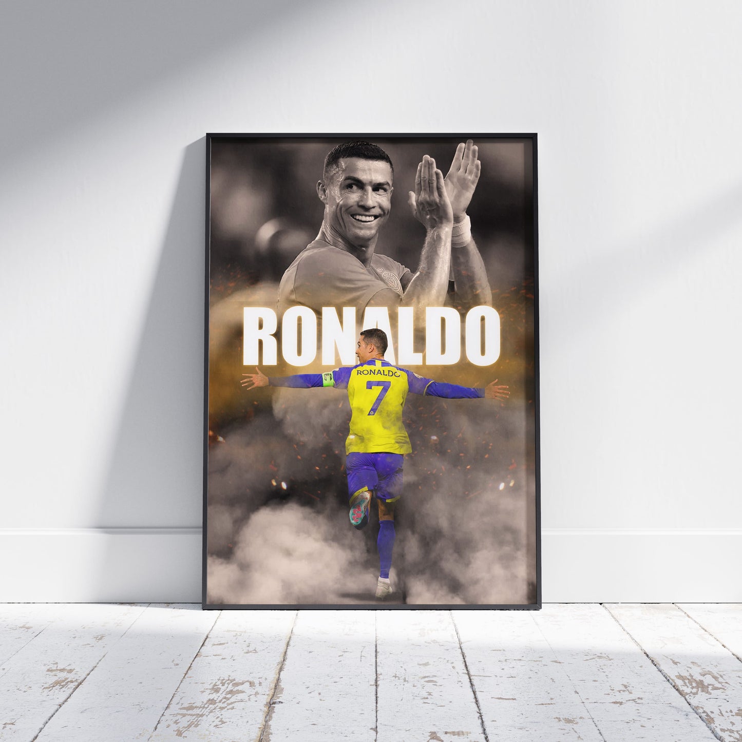 Cristiano Ronaldo Al-Nassr FC Football Poster - FootballCorner