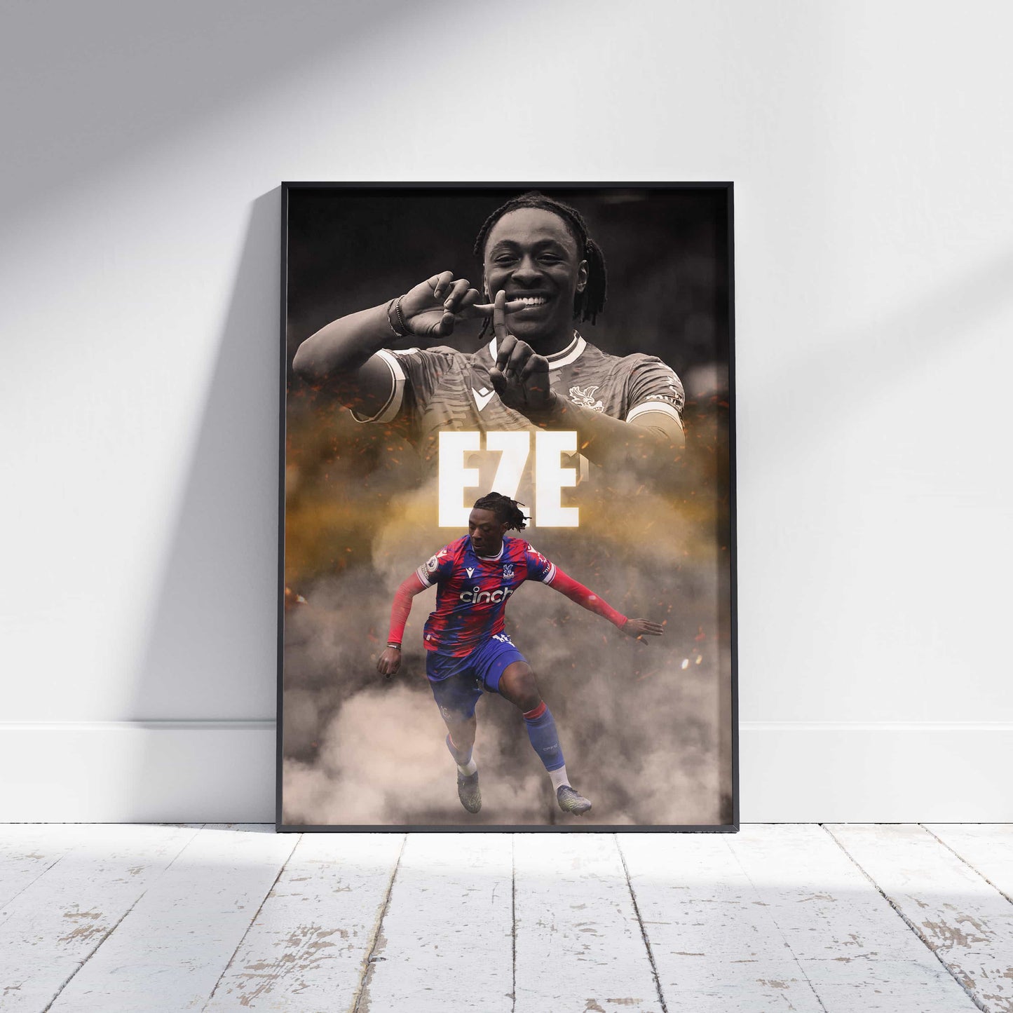 Eberechi Eze Crystal Palace Football Poster - FootballCorner